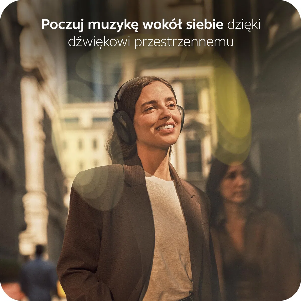 Jabra Evolve3 85 Bezprzewodowy Zestaw Słuchawkowy Bluetooth Nauszny, Czarny | Z Mikrofonem do Pracy, USB-C, AI Połączenia, Adaptacyjna Aktywna Redukcja Szumów, 25h Bateria, do Aplikacji Meetingowych