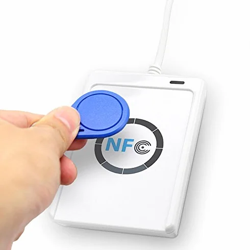 NFC ACR122U bezprzewodowy inteligentny czytnik/pisarz RFID, SDK, 5 x karta IC