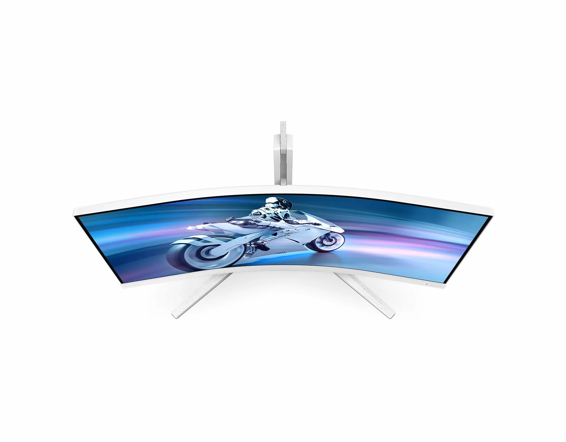 Philips Evnia 34M2C5501A - 34" WQHD zakrzywiony monitor do gier, 180 Hz, 1 ms, FreeSync Premium, Ambiglow (3440 x 1440, 2 x HDMI 2.0, 1 x DisplayPort 1.4, koncentrator USB), biały