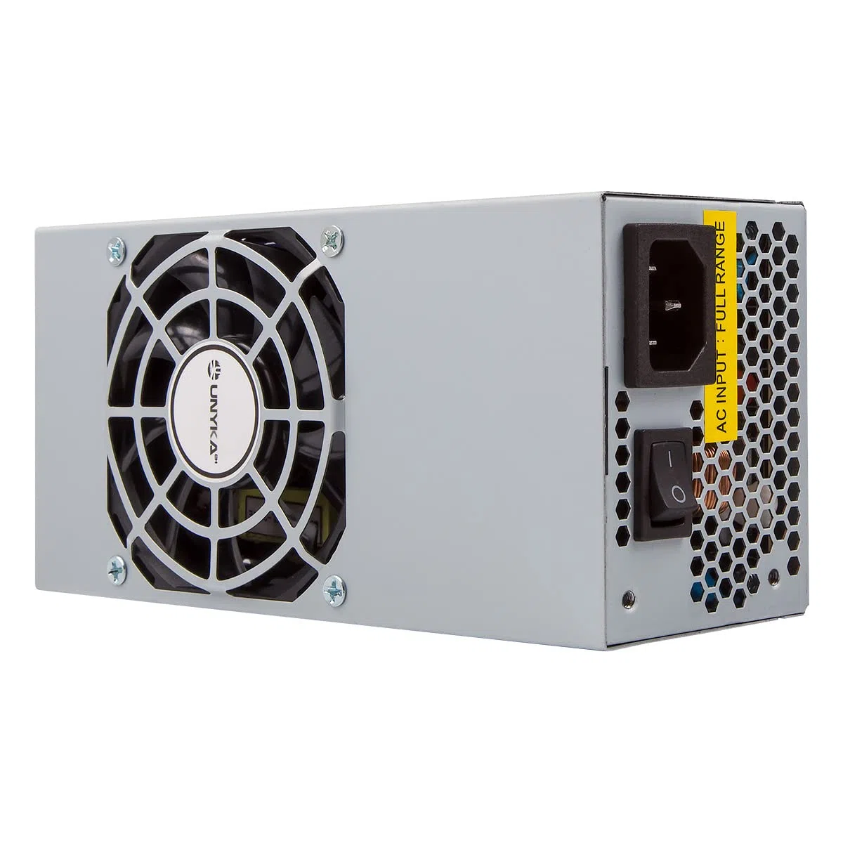 UNYKAch TFX zasilacz sieciowy 350 W, 80 Plus, brąz, z wentylatorem 80 mm, bardzo cichy