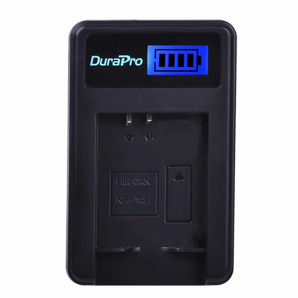 DuraPro NB-11L akumulator litowo-jonowy 2-pak z ładowarką USB LCD do Canon PowerShot ELPH IXUS