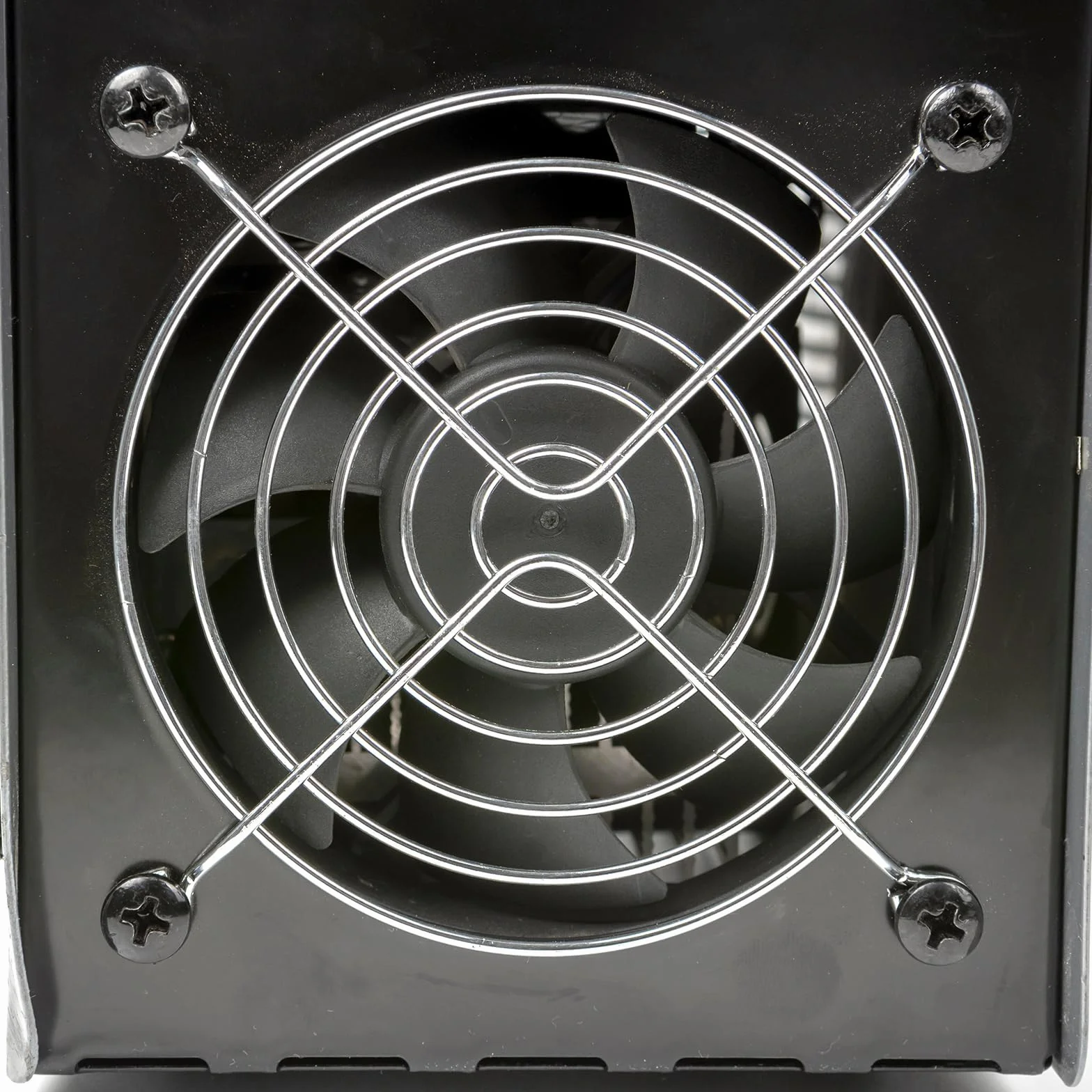 PATIKIL Grill na palec wentylatora 40 mm, 4-pak ze stali nierdzewnej 304, osłona ochronna na wentylatory 40 x 40 mm, do sprzętu komputerowego, DIY, srebrny