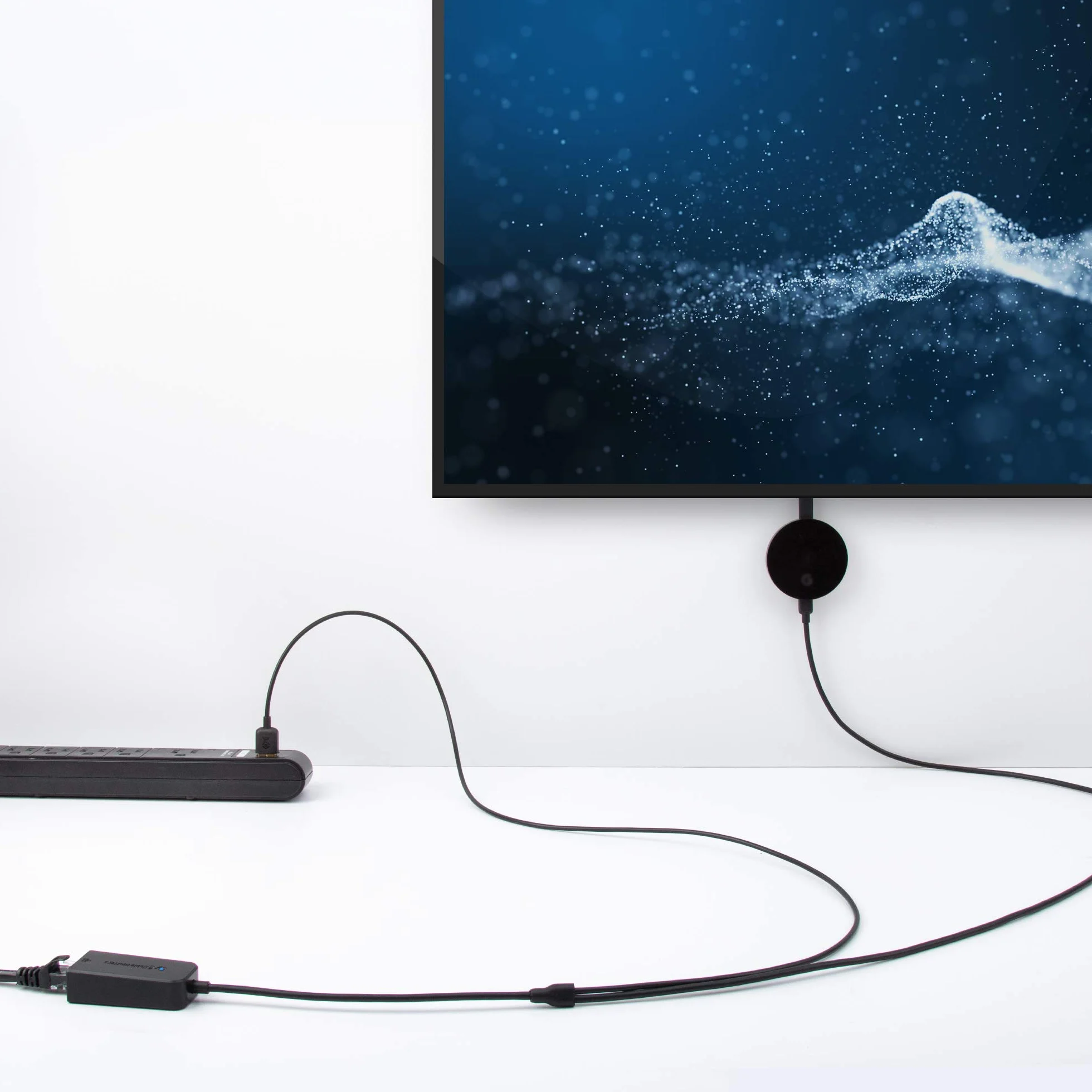 Cable Matters Adapter Micro USB do Ethernet do 480 Mb/s dla urządzeń do transmisji strumieniowej, w tym Chromecast, Google Home Mini i nie tylko - niezgodny z urządzeniem Roku