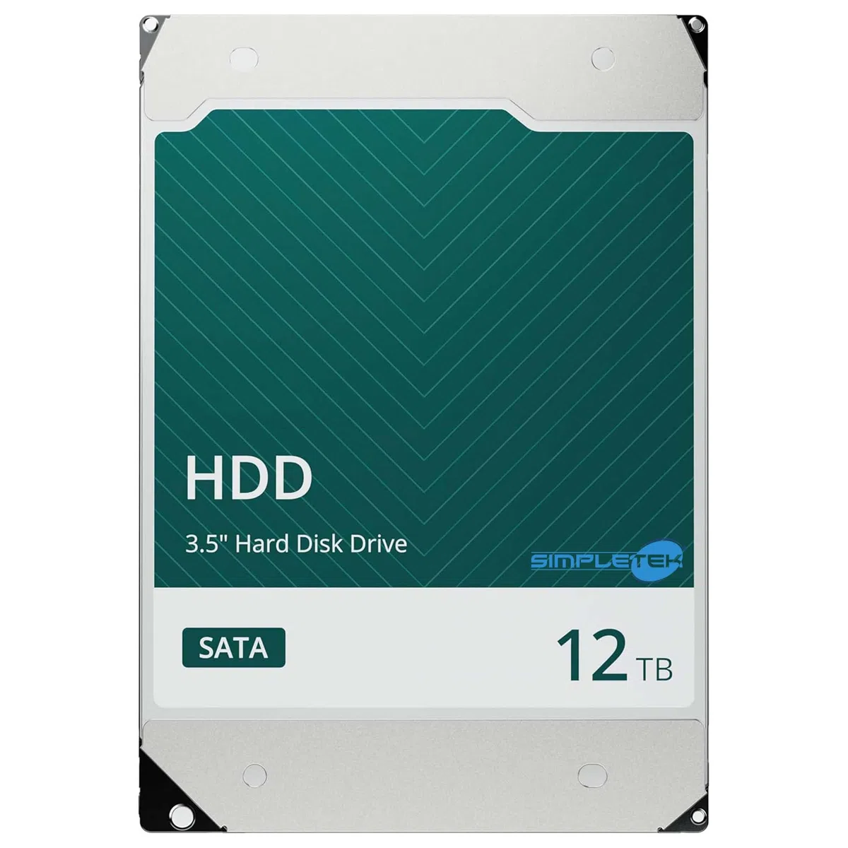 SIMPLETEK Wewnętrzny dysk twardy 6 TB 3,5" - SATA III 5400 obr./min - 256 MB, idealny dysk twardy HDD do serwera NAS, serwera i przechowywania danych