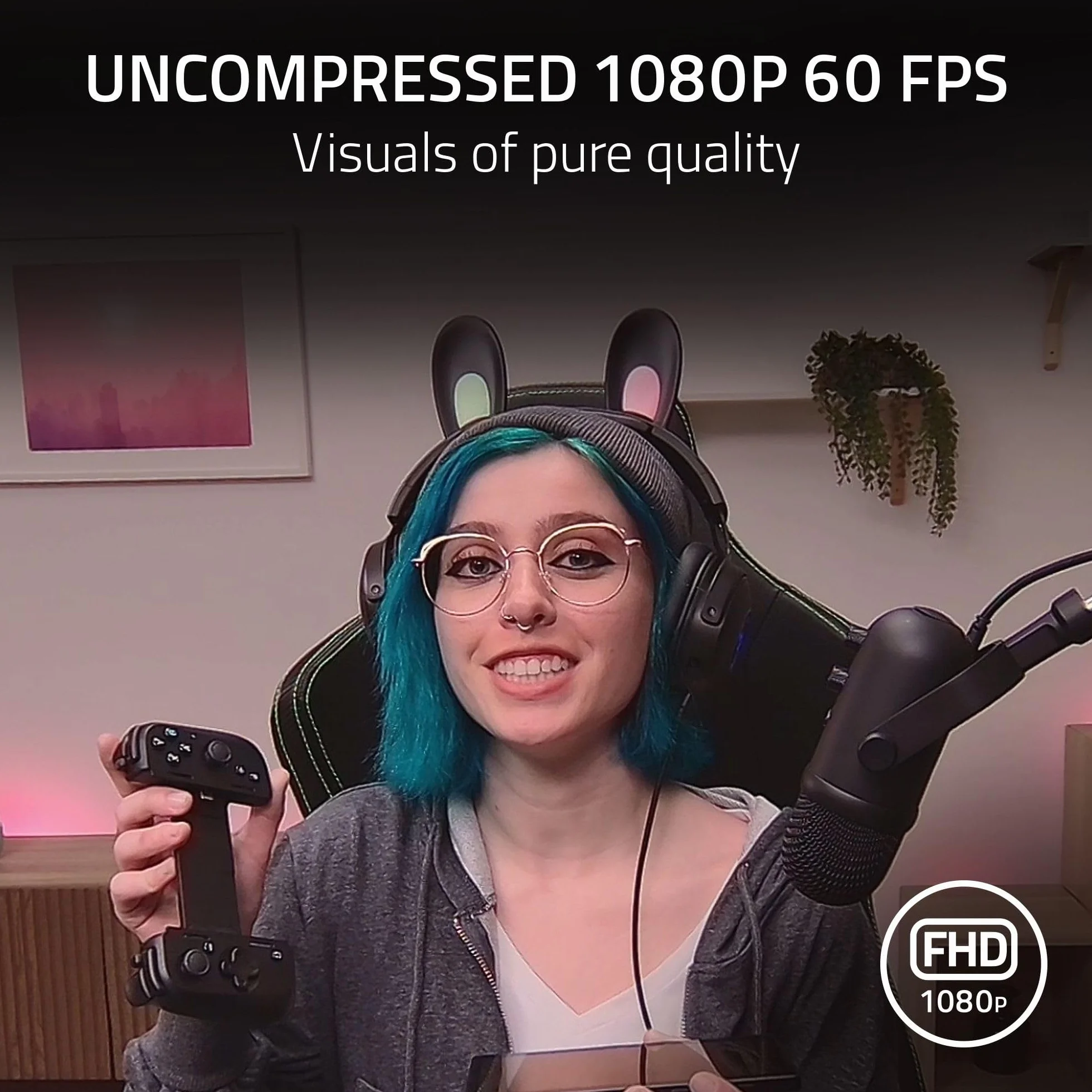 Razer Kiyo Pro kamera internetowa Full HD 1080p 60 FPS HDR Czarny
