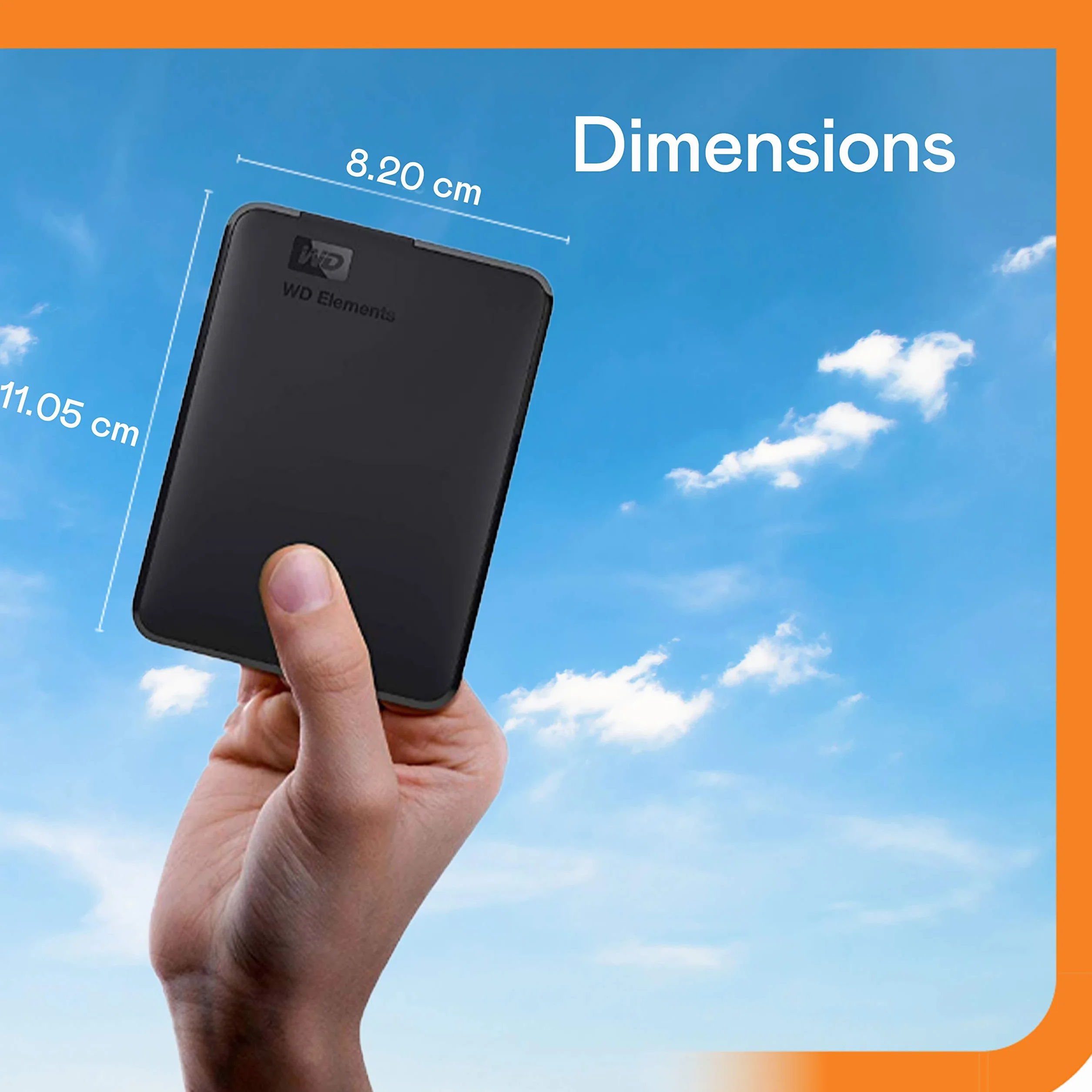 WD 5TB Elements Portable External Hard Drive, USB 3.0 - WDBU6Y0050BBK-WESN (Renewed)