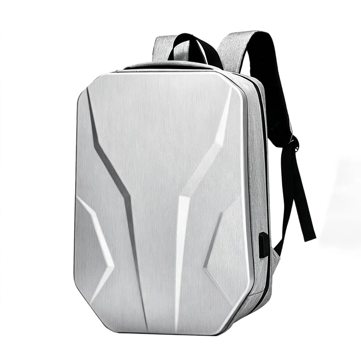 16-calowa twarda powłoka antykradzieżowa plecaka na laptop Wodoodporny PC Nylon Gaming Business Daypack,Grey