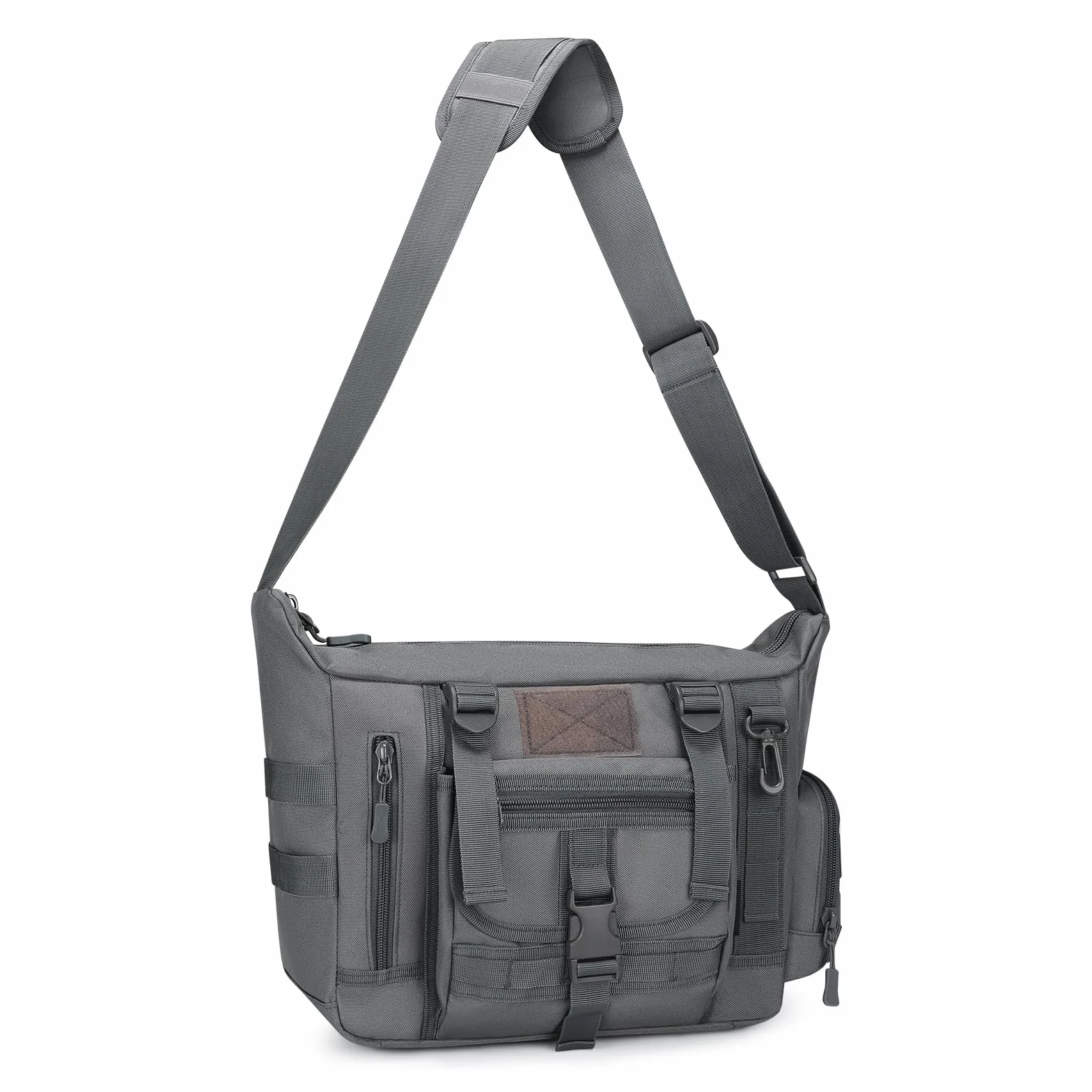 Huntvp Taktyczna torba na ramię, wojskowa, torba typu crossbody, wodoodporna, z regulowanym paskiem na ramię, do użytku na zewnątrz