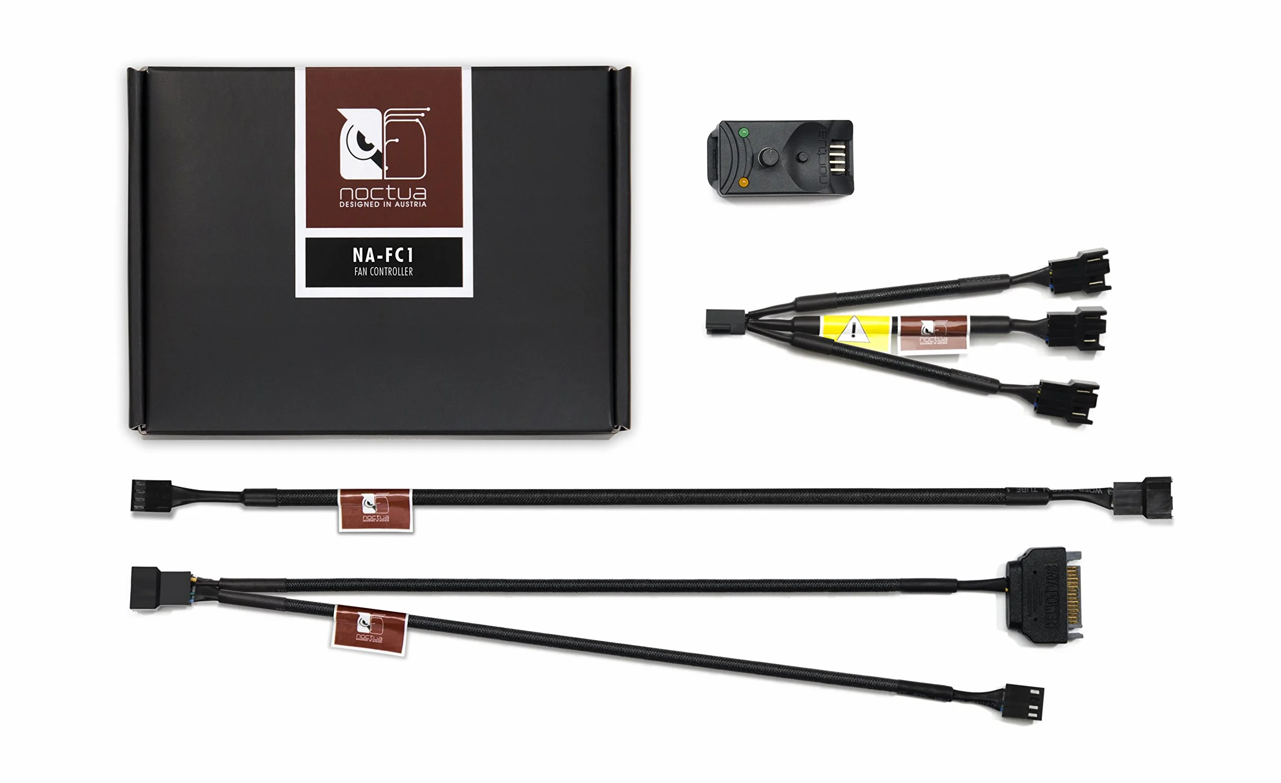Noctua NA-FC1, 4-pinowy Regulator Obrotów PWM (Czarny)