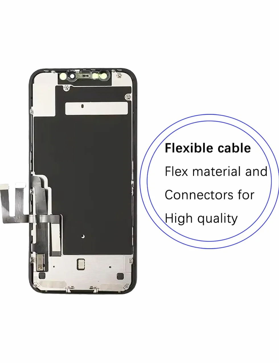 Wyświetlacz do iPhone 11 LCD zamiennik ekranu FHD ekran dotykowy 3D Touch Face ID Digitizer ramka montażowa, wodoodporny klej, zestawy naprawcze