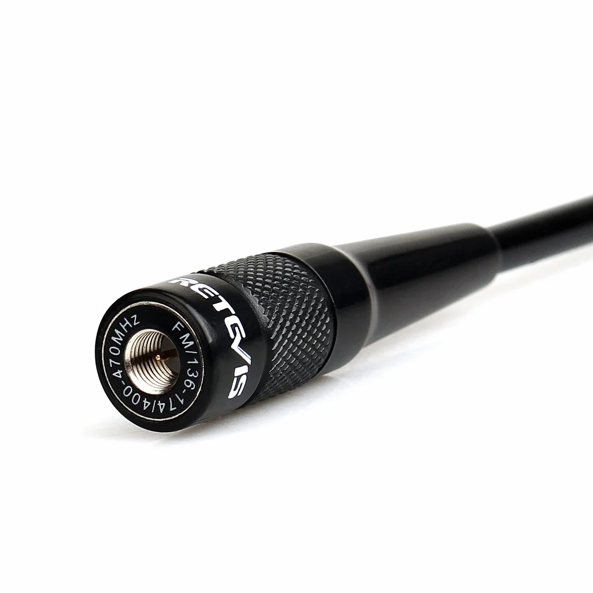 Retevis Antena radiowa RHD771, SMA-M, Dual Band UHF/VHF antena Retevis RA89 HA1UV RT1 RT3S RT81 RT85, kompatybilna z Baofeng UV-3R TYT M Woxun KG-UV9D (2 szt.)