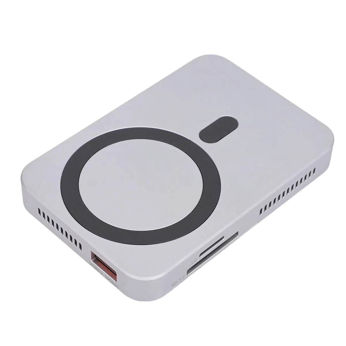 Cosiki Obudowa SSD M.2 NVMe Hub 8 w 1 Typu C z Ultraszybkim Transferem 10 Gb/s dla Fotografów i Twórców Treści Stop Aluminium
