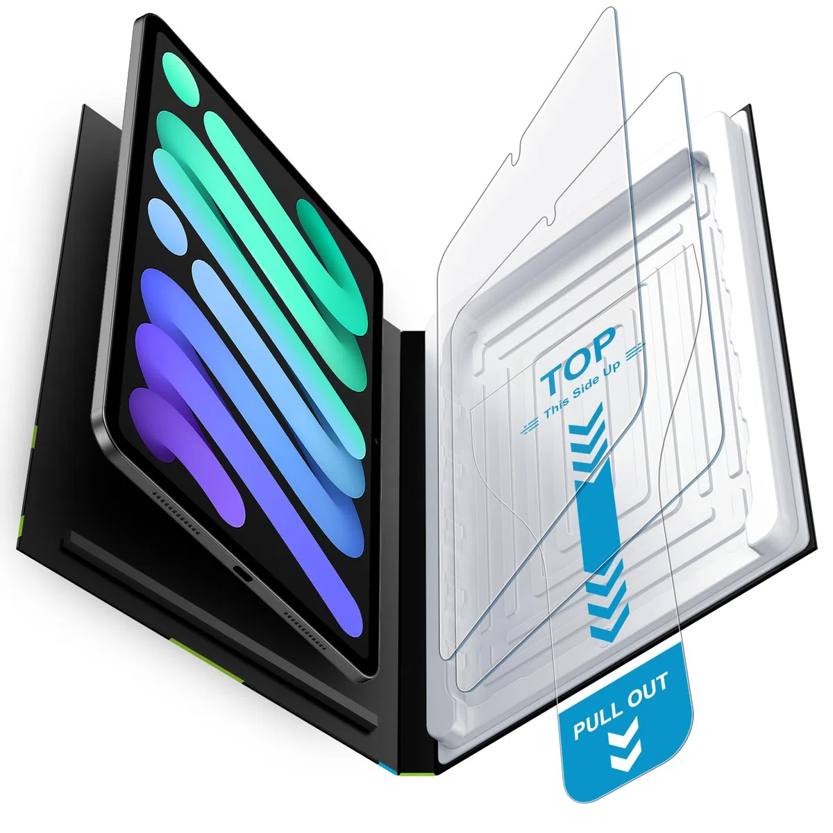 Mothca 9H matowe szkło ochronne do Apple iPad Mini 7 (A17 Pro) 8,3" 2024 / iPad mini 6 2021 matowa folia ochronna folia papierowa, ochrona przed odciskami palców (1 sztuka)
