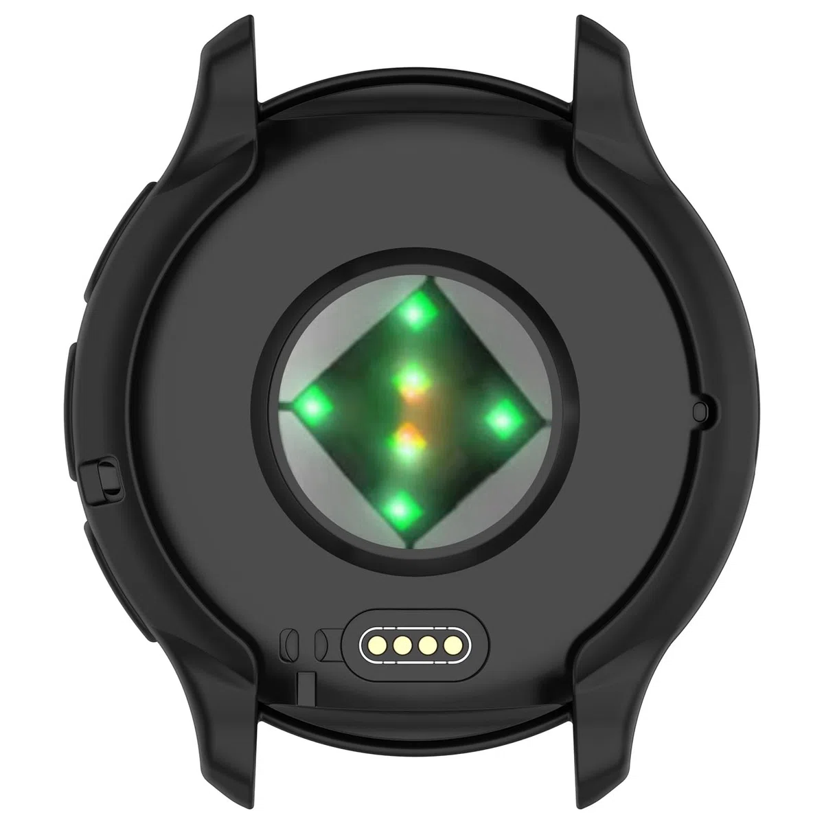 GIOPUEY Etui kompatybilne z Garmin Venu 3 45 mm, miękkie i lekkie etui ochronne z silikonu TPU klasy premium, czarne