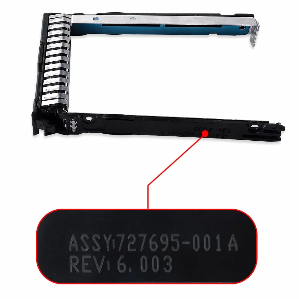Oryginalny HP G10 Gen10 727695-001 2,5" NVMe SSD HDD Tray Caddy ML350 DL380 DL360