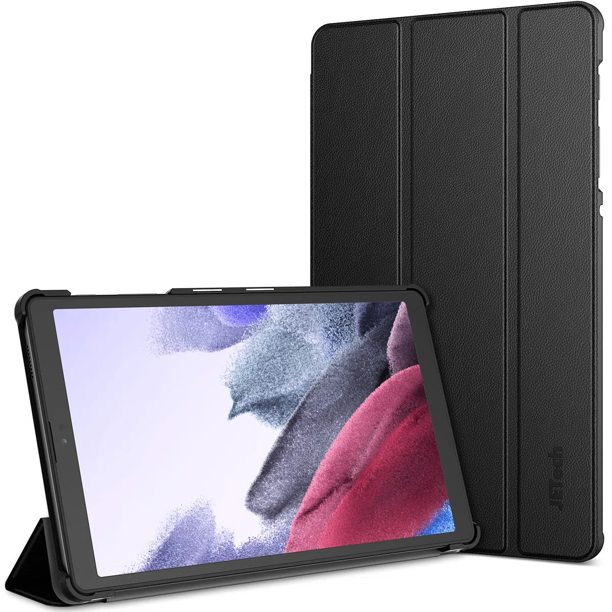 JETech Etui Ochronne dla Samsung Galaxy Tab A7 Lite 8,7", Czarne | Dla SM-T227/T225/T220 2021 Model, Cienka Dopasowana Ochrona, Lekka Konstrukcja, Automatyczne Wybudzanie/Uśpienie