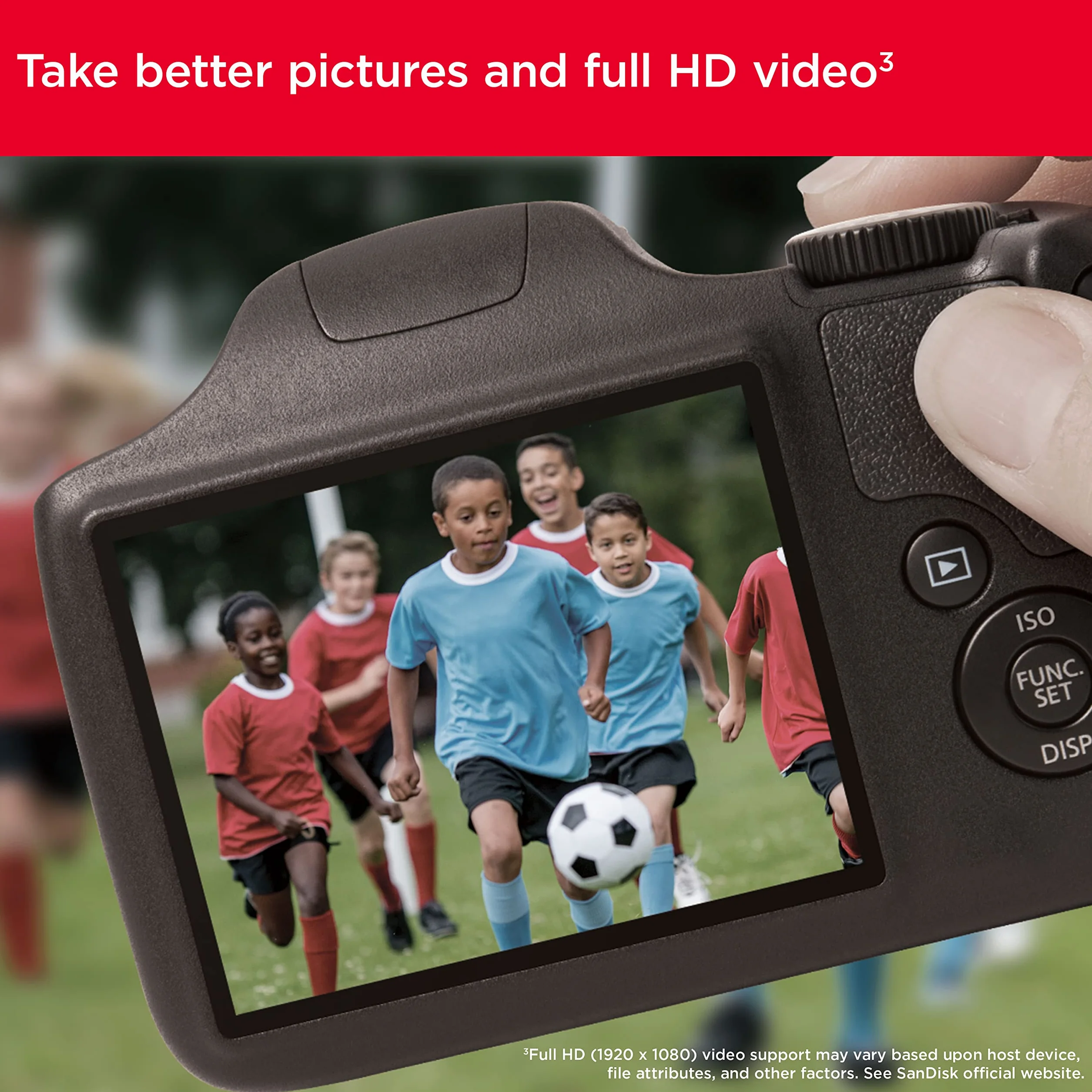 SanDisk Karta Ultra SDXC 64 GB, karta SD, karta pamięci o prędkości odczytu do 140 MB/s, do kompaktowych aparatów klasy podstawowej i średniego zasięgu, wideo Full HD, UHS-I, klasa 10, U1