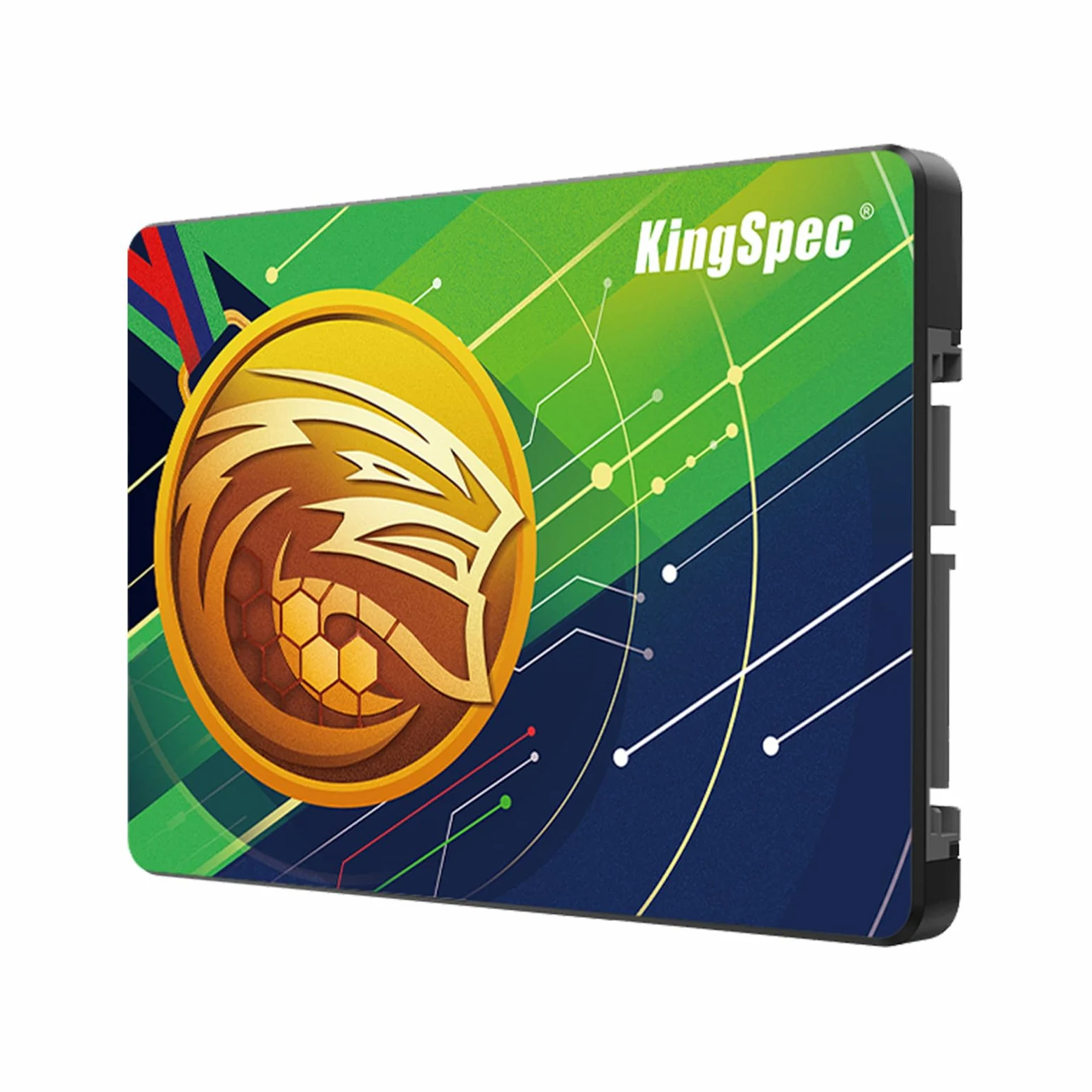 KingSpec Wewnętrzny dysk SSD 2,5" SATA III - Championship Edition, odczyt do 560 MB/s, 3D NAND Flash, idealny do starego laptopa/komputera stacjonarnego i konsoli gamingowych (1, TB)