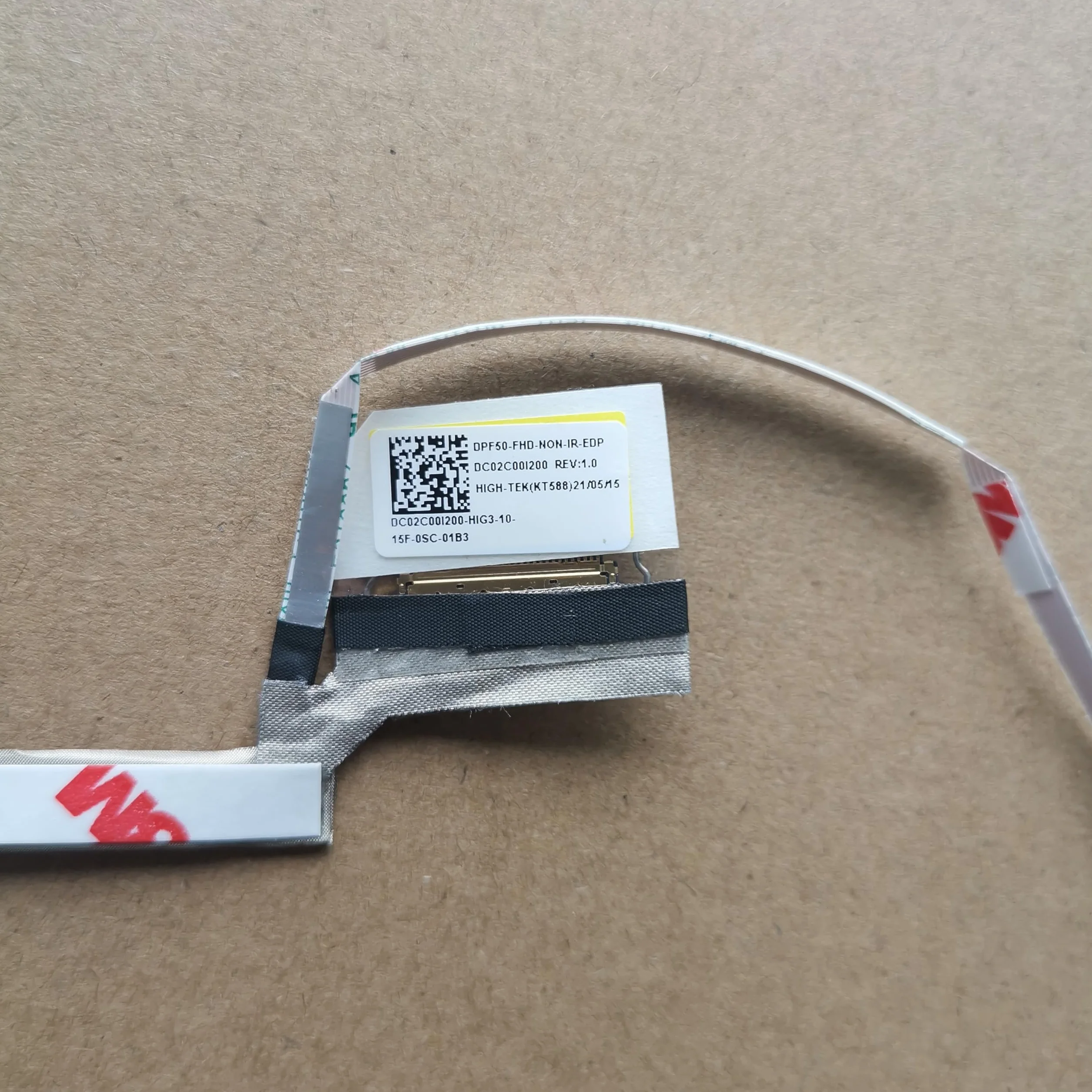 Nowy kabel LCD do HP Pavilion 15-CX 15-CX0058WM DPF50 L20361-001 DC02C00I200 30 Pin/DC02C00I400 ekran wyświetlacza LED Video Flex (Color : 30PIN DC02C00I200)