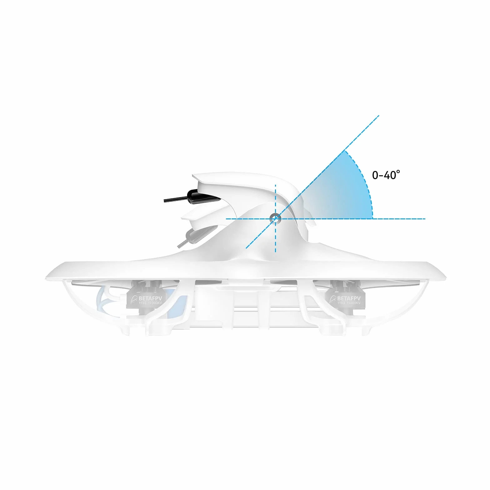BETAFPV Cetus X 95 mm bezszczotkowa rama drona Whoop, regulowane nachylenie, materiał PA12, odporna na uderzenia, trwała, do F4 1S 12A Flight Controller