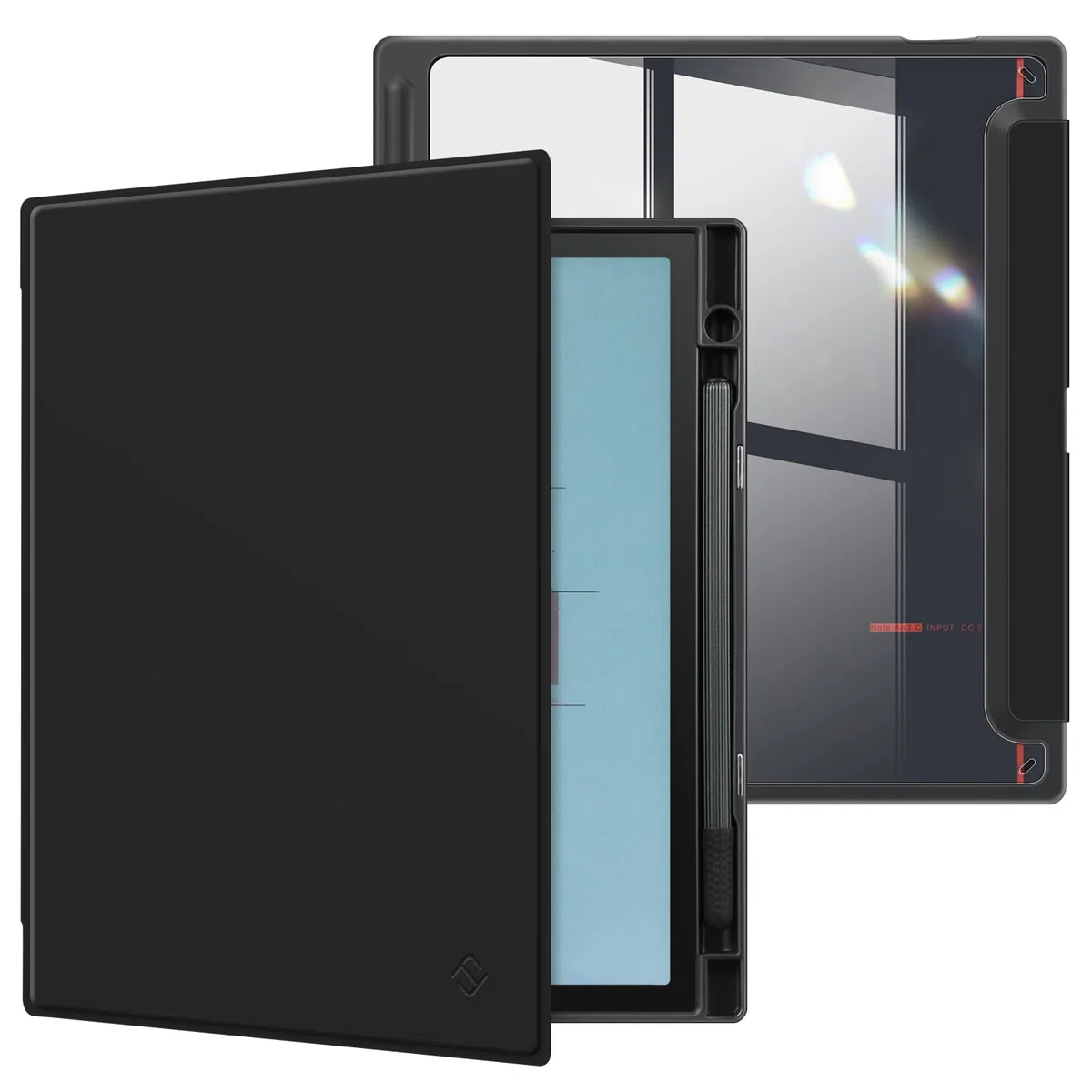 Fintie Smukłe etui na tablet 26.2 cm BOOX Note Air3 C/Note Air 3 B/W E Ink ePaper 2023 - Wysokiej jakości skóra PU, lekka okładka, automatyczne uśpienia/budzenie z uchwytem na długopis, czarne