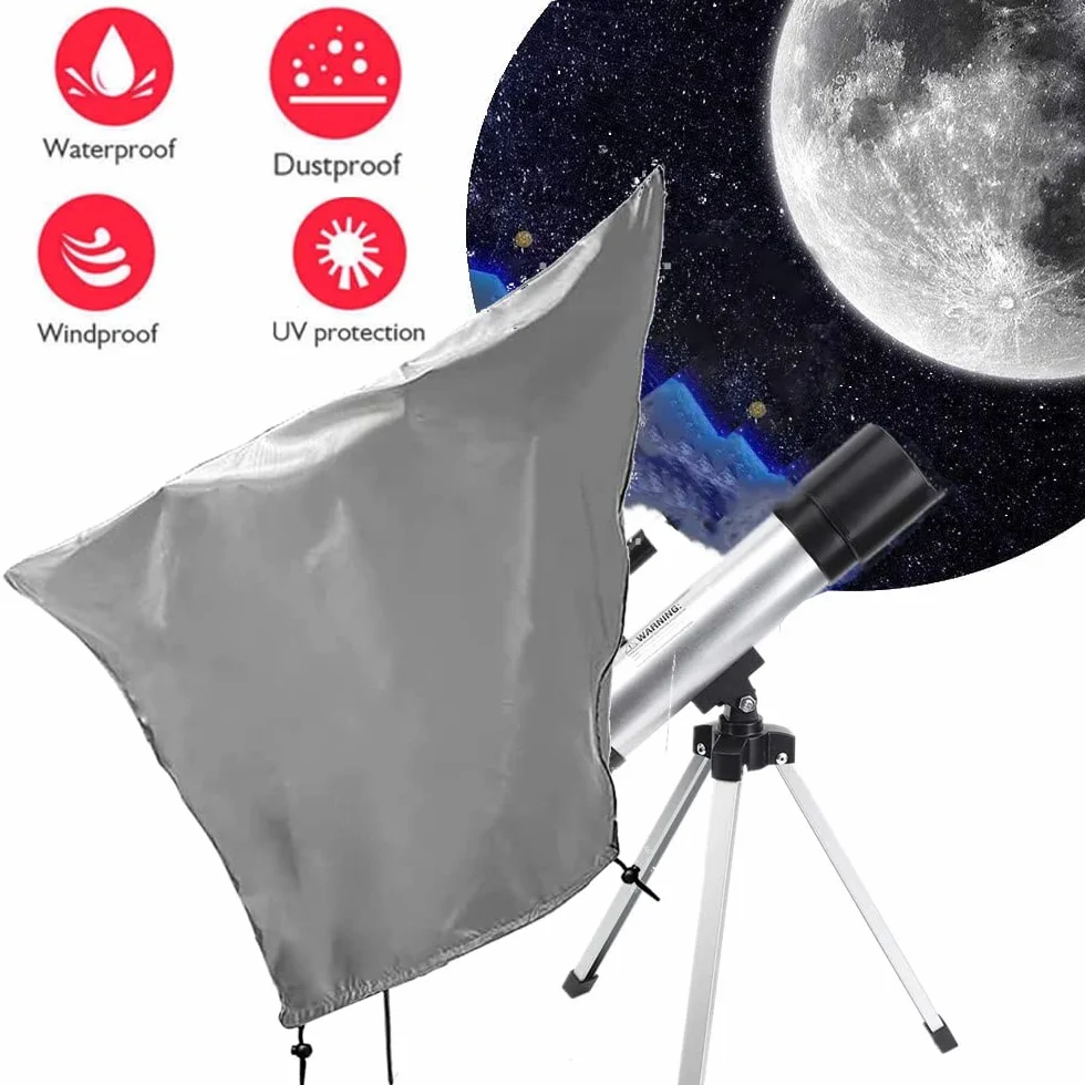 Pokrowiec teleskopowy wodoodporny do Skywatcher Celestron ZEISS srebrny 59x33,5 cal