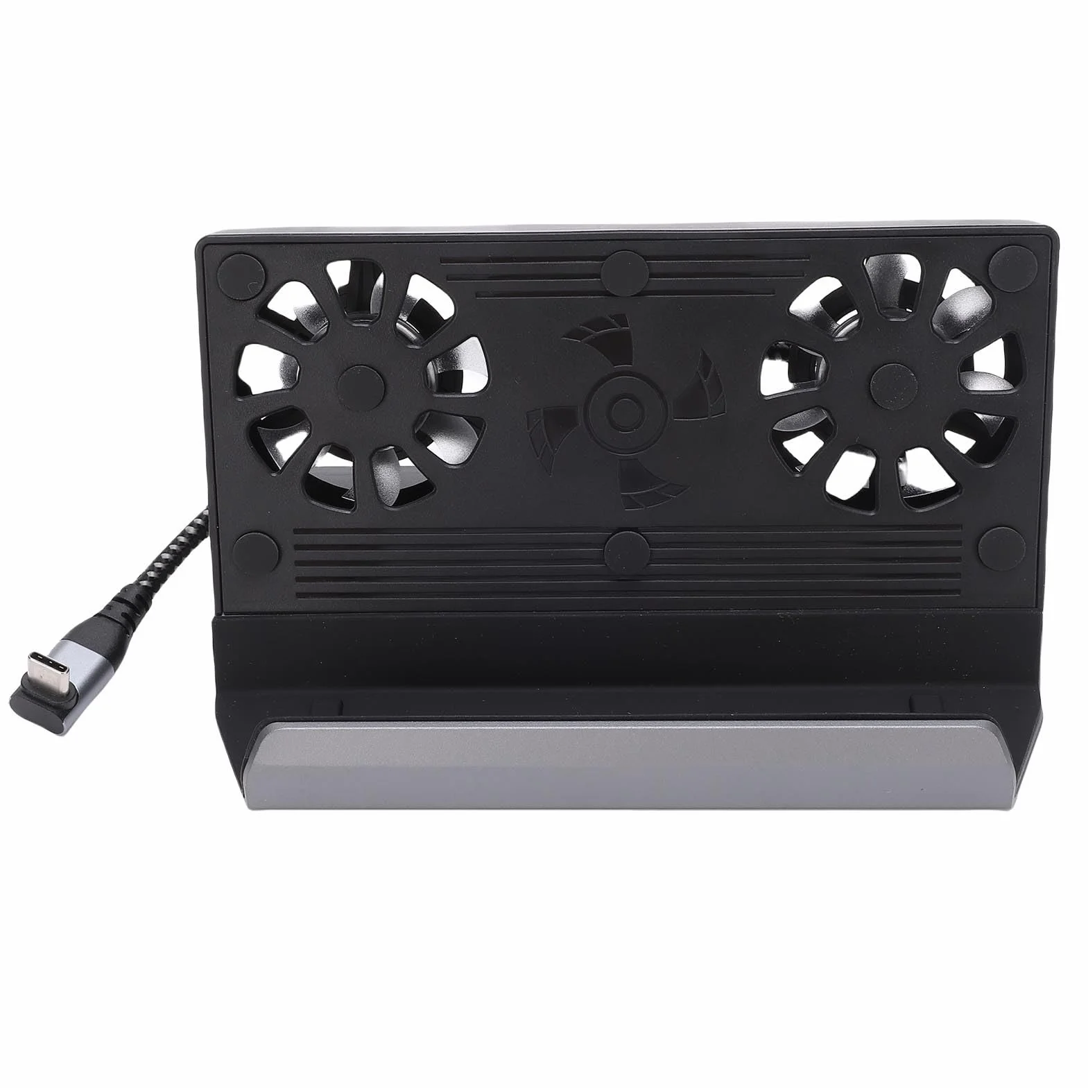 GOWENIC Stacja Dokująca RGB z Podwójnym Wentylatorem do Konsol do Gier |Hub 10 W 1 z Wyjściem 4K, Szybkie ładowanie PD 100 W, Gigabit Ethernet, USB 3.0, Kompatybilny z Legion Go S, Steam Deck OLED,