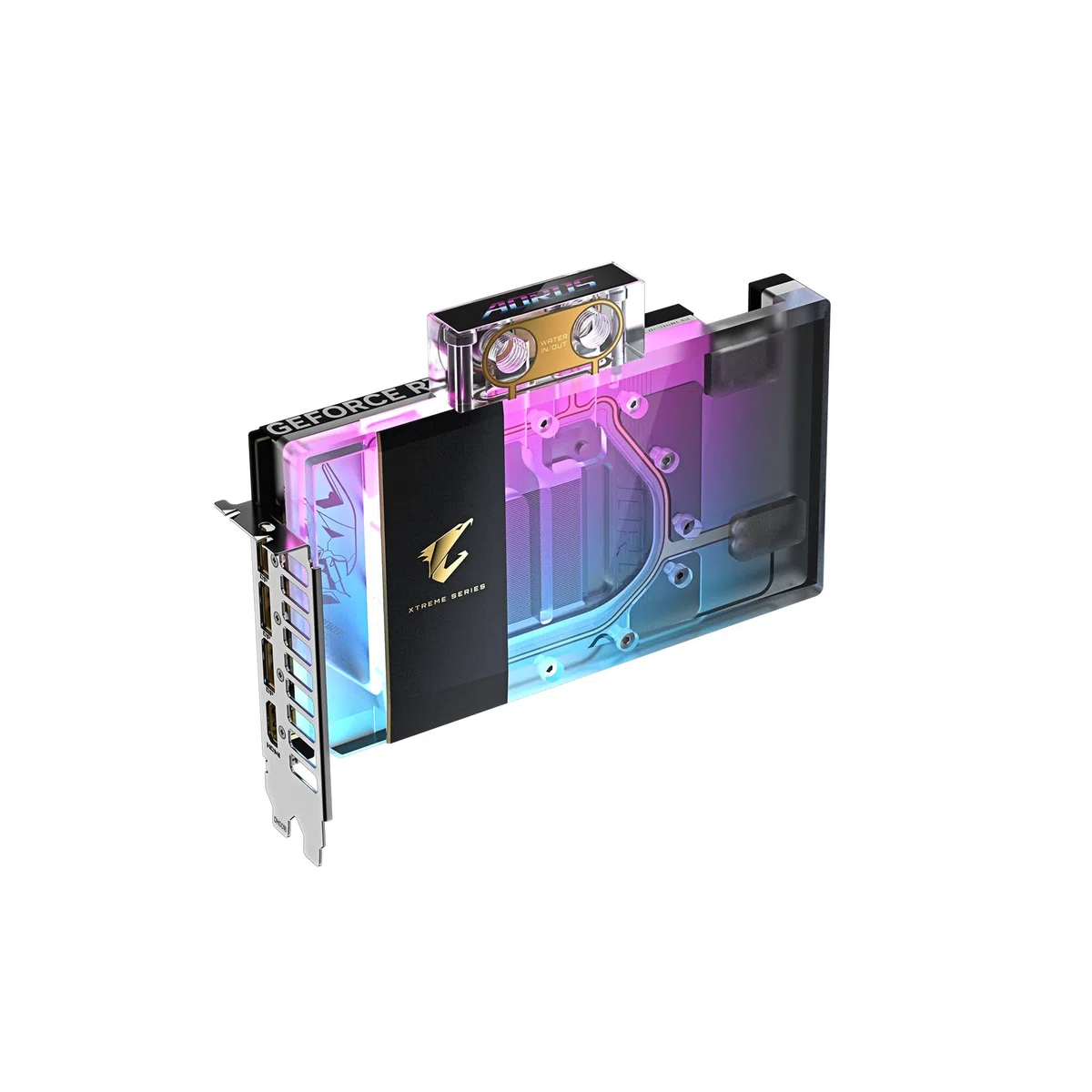 Gigabyte AORUS GeForce RTX 5080 XTREME WATERFORCE WB 16G karta graficzna - 16 GB GDDR7, 256 bitów, PCI-E 5.0, 2805MHz Core Clock, 3 x DP 2.1a, 1 x HDMI 2.1b, NVIDIA DLSS 4, GV-N5080ORUSX ORUSX WB-16GD