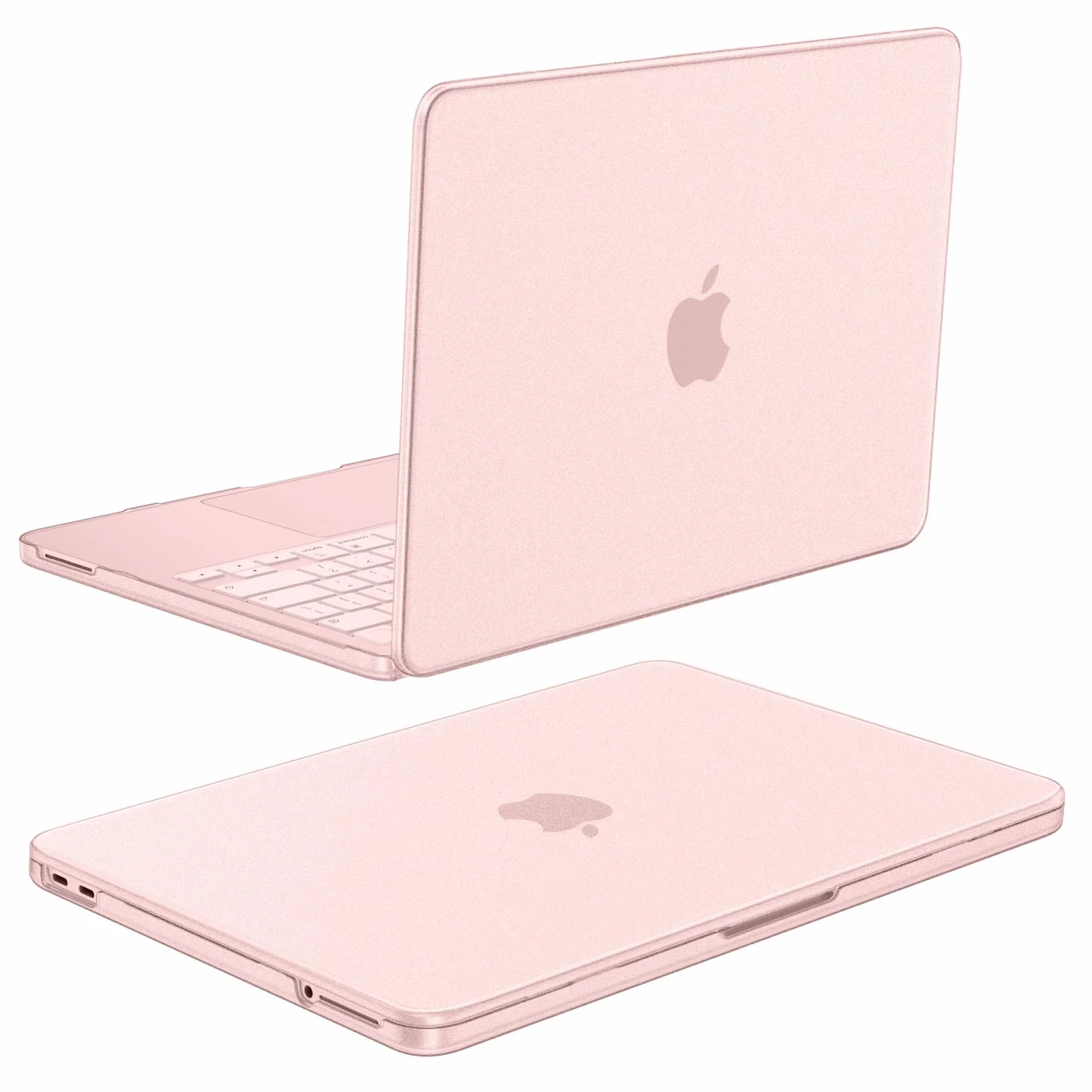 Fintie Etui kompatybilne z MacBook Neo 13 cali A3404 A18 Pro Chip, [100% odpowiada oficjalnemu kolorowi] Premium ultracienkie, matowe, twarde etui, różowe