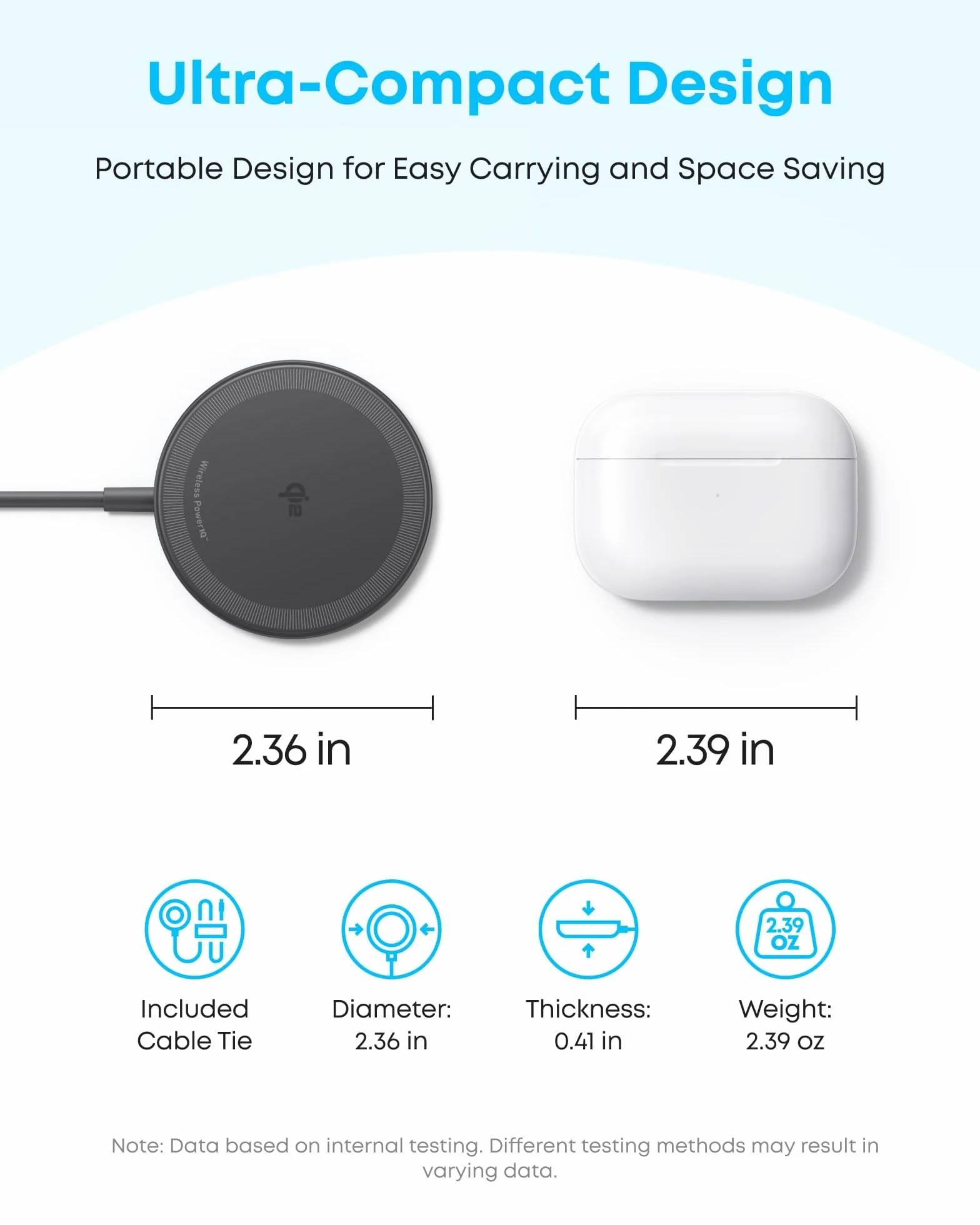 Anker Ładowarka bezprzewodowa magnetyczna MagGo (podkładka), 15 W Qi2 do MagSafe, do serii iPhone 16/16 Pro/16 Pro Max/16 Plus/15/14/13/12 (bez zasilacza)