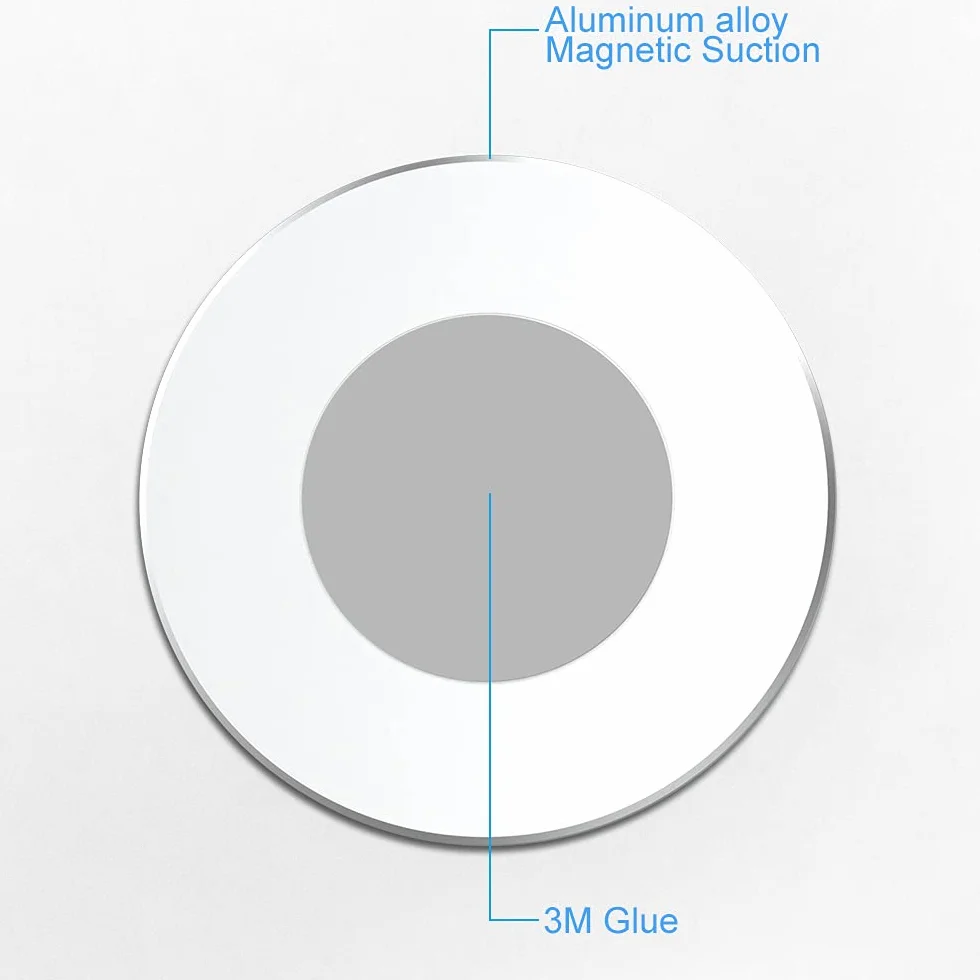 Magnetyczny uchwyt ścienny do iPhone 15/14/13/12 Pro mini Pro Max 2 sztuki