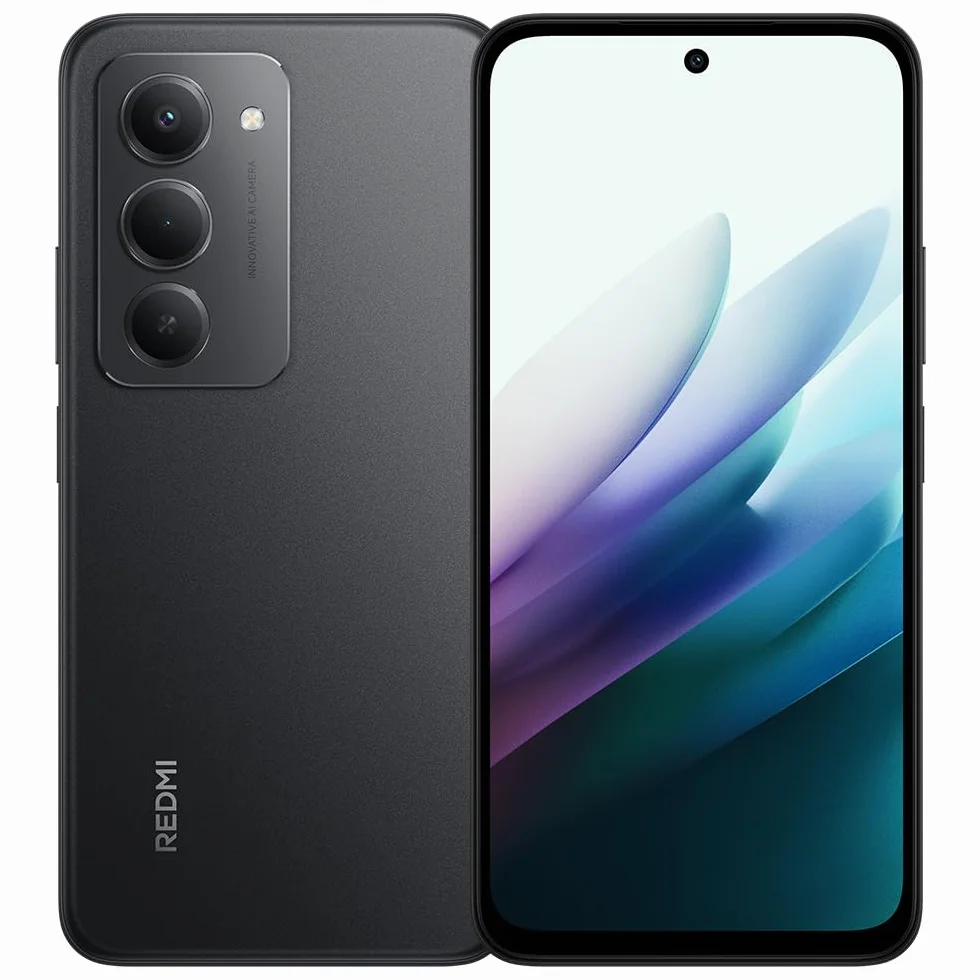 Xiaomi Redmi 15 NFC smartfon, 8 GB + 256 GB, ekran 6,9" FHD+, czarny, akumulator 7000 mAh, szybkie ładowanie 33 W, wyświetlacz 144 Hz, AdaptiveSync, podwójny system AI 50 MP, bez ładowania