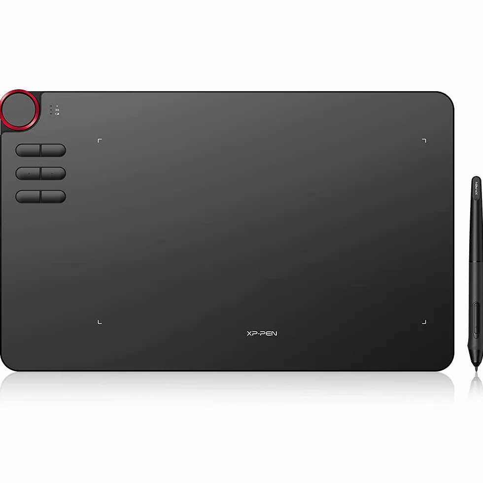 XP-Pen Deco 03 Graficzny Rysunek Tablet z pasywnym ołówkiem bez baterii i klawiszy dotykowych (poziomy ciśnienia 8192) Jest wyposażony w najnowsze oprogramowanie ArtRage Lite