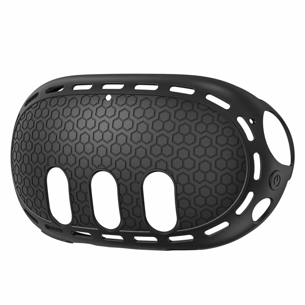 Host silikonowy pokrowiec ochronny do kasku Meta Quest 3 VR zestaw słuchawkowy etui ochronne pogrubiona ochrona akcesoria VR (CZARNY)