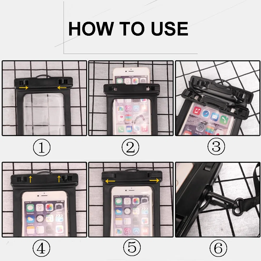 FYISWHO Wodoszczelne etui na telefon komórkowy, przezroczyste, podwodne etui na telefon komórkowy do Poco x3 x4 x5 F5 F4 F3 F2 f1 M5 M5s M4 M3 4 G 5 g, wodoodporne etui do Xiaomi Redmi Note 10, 10s,