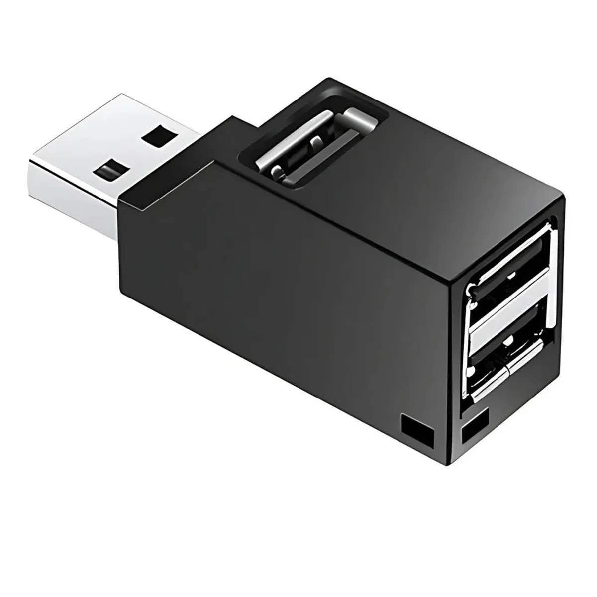 1/2 szt. 3-portowy hub USB szybki rozdzielacz do laptopa PC transfer danych (biały styl 3.0)