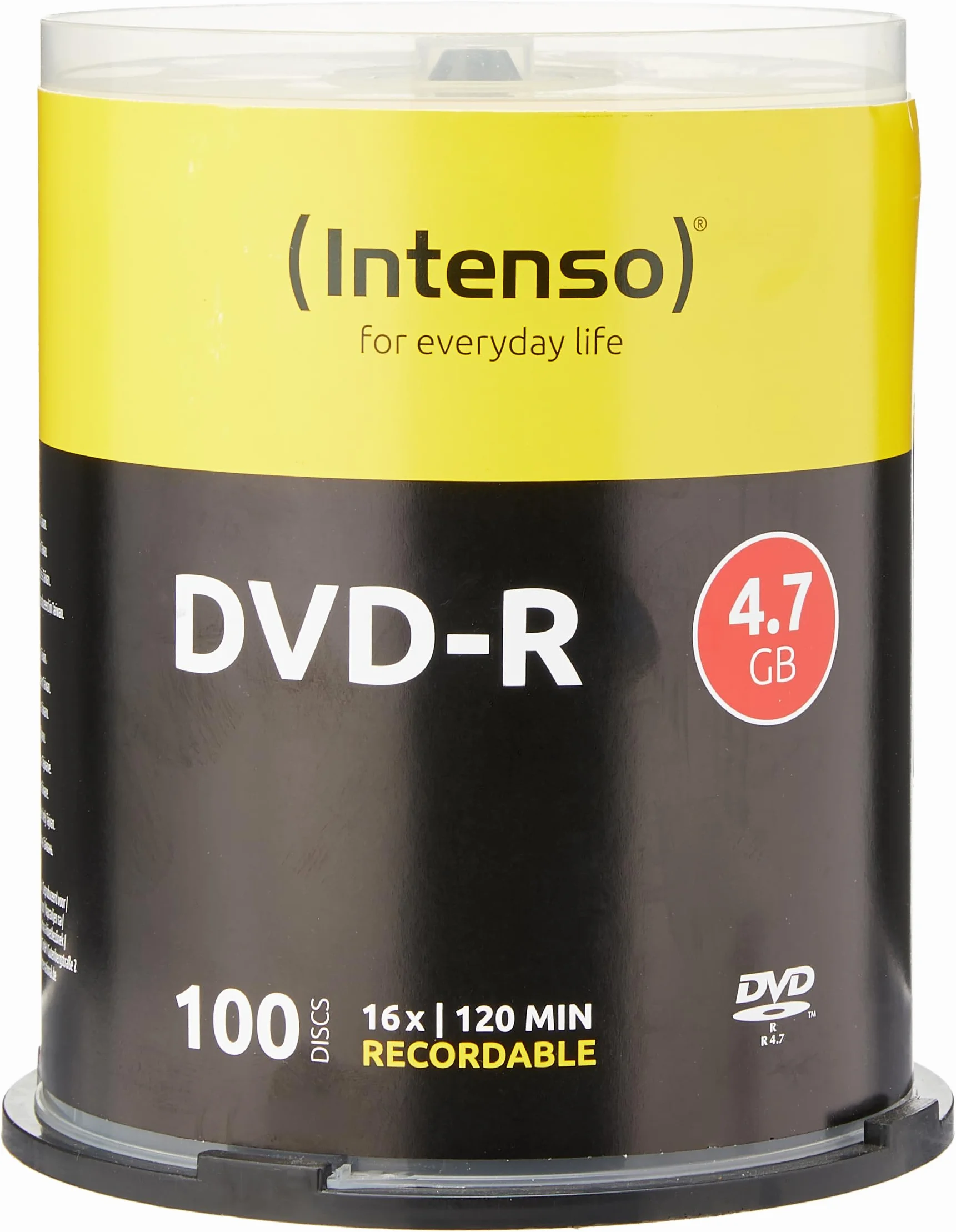 Intenso 4101156 DVD-R 16 x 100 sztuk pudełko na ciasta