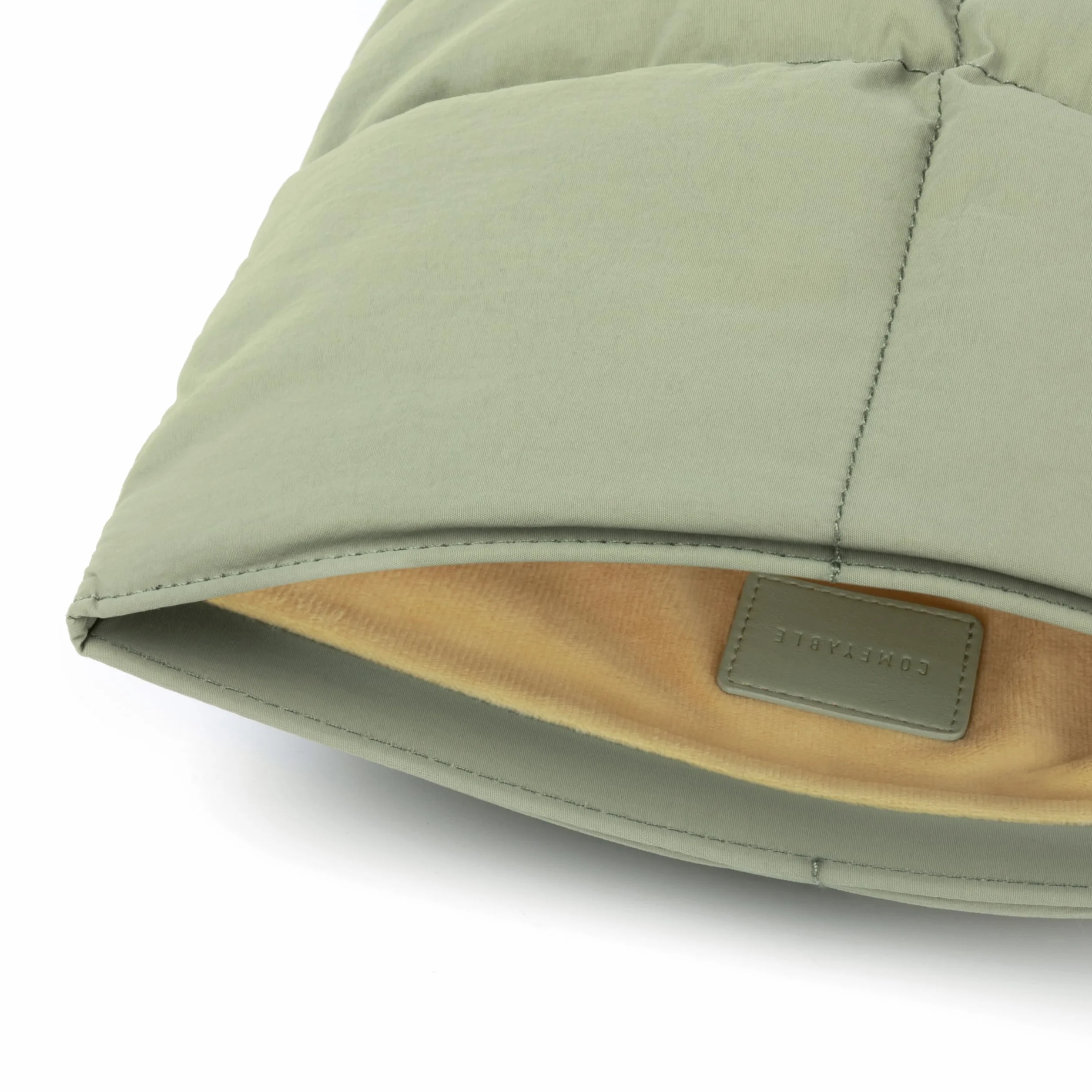 Comfyable Puffy etui na laptopa 13/14 cali pikowany sleeve MacBook Air M5 Pro Max Zielony