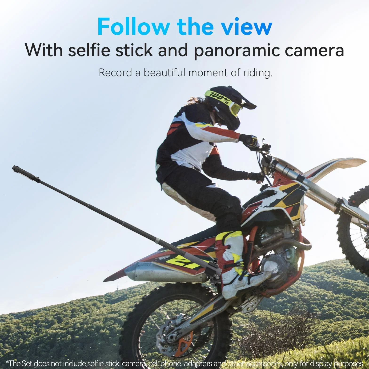 Duall uchwyt zaciskowy do mocowania drążka drążka na rower motocykl kierownicę uchwyt rurowy akcesoria kompatybilne z GoPro 13 12 11 10 9 8 Insta360 X3 X4 X5 Ace Pro DJI Action 4 Osmo Pocket 3