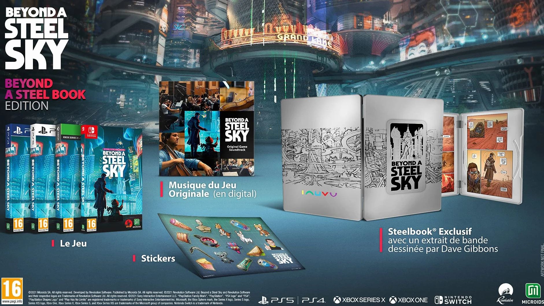 Beyond A Steel Sky - Steel Book Edition