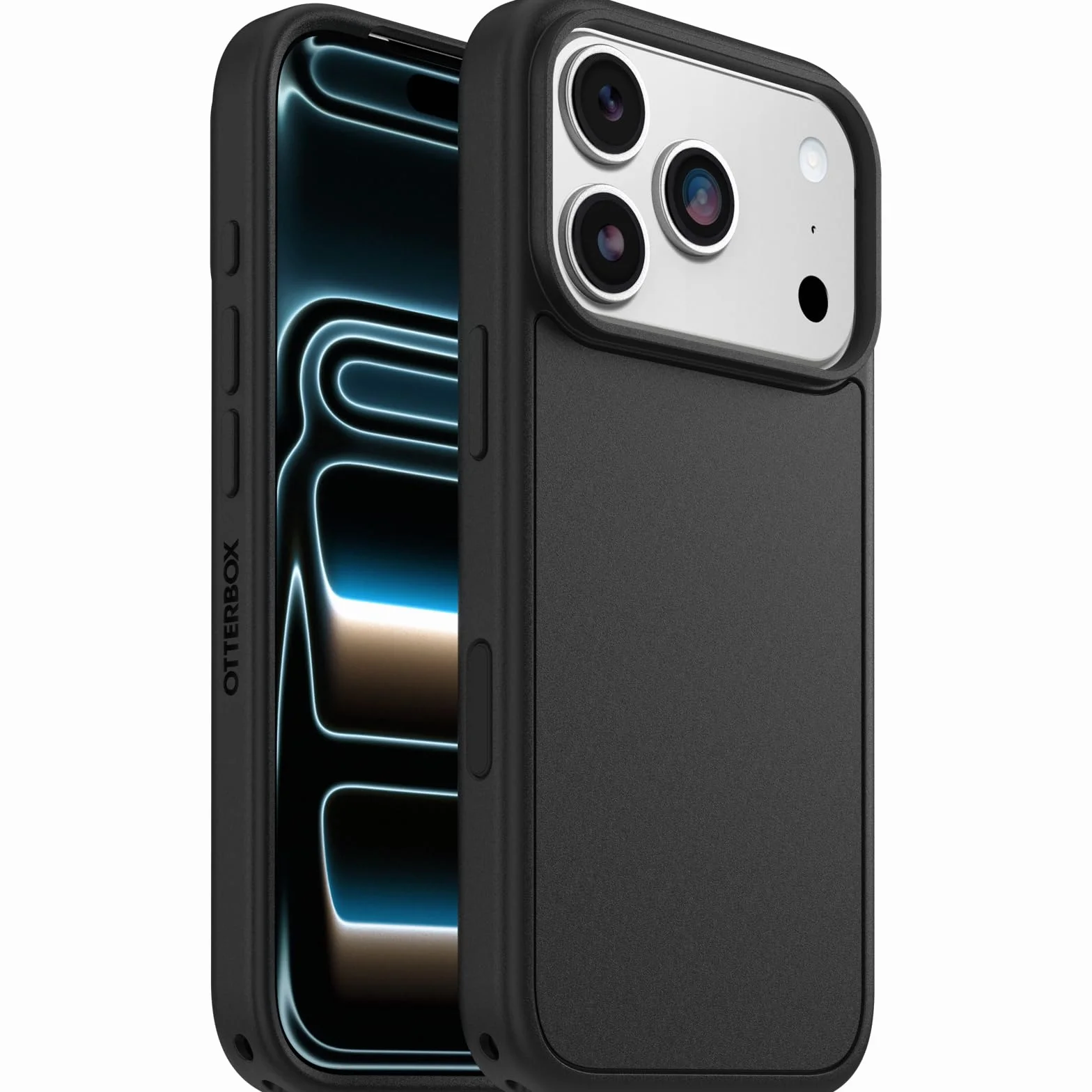 OtterBox Etui Symmetry Series MagSafe do iPhone 17 Pro, Przezroczyste, Wstrząsoodporny, Czarne