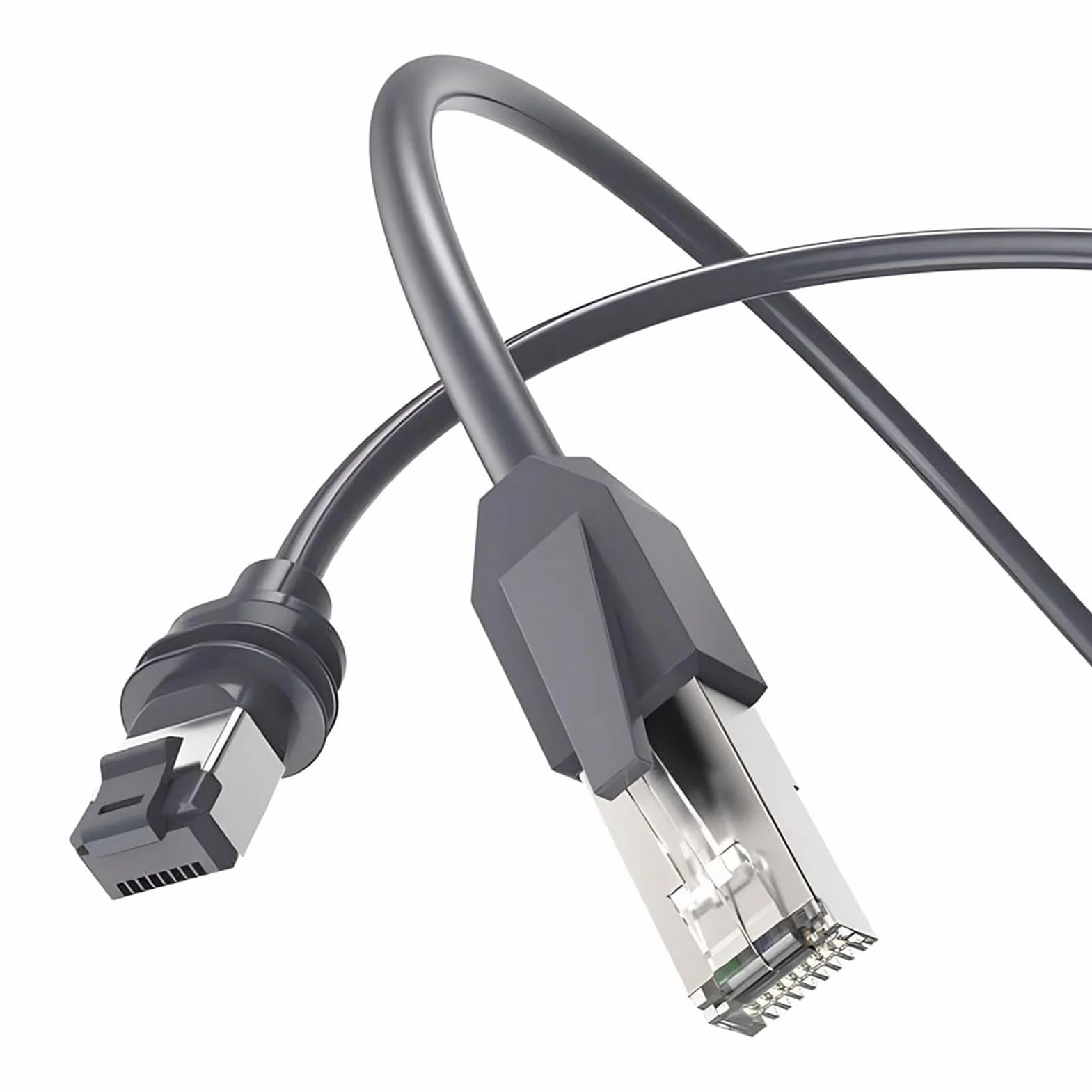 Jiawu Wodoodporny Kabel Antenowy RJ45 Trzeciej Generacji, Szybki Kabel Zamienny o Długości 82 Stóp, do zastosowań Zewnętrznych