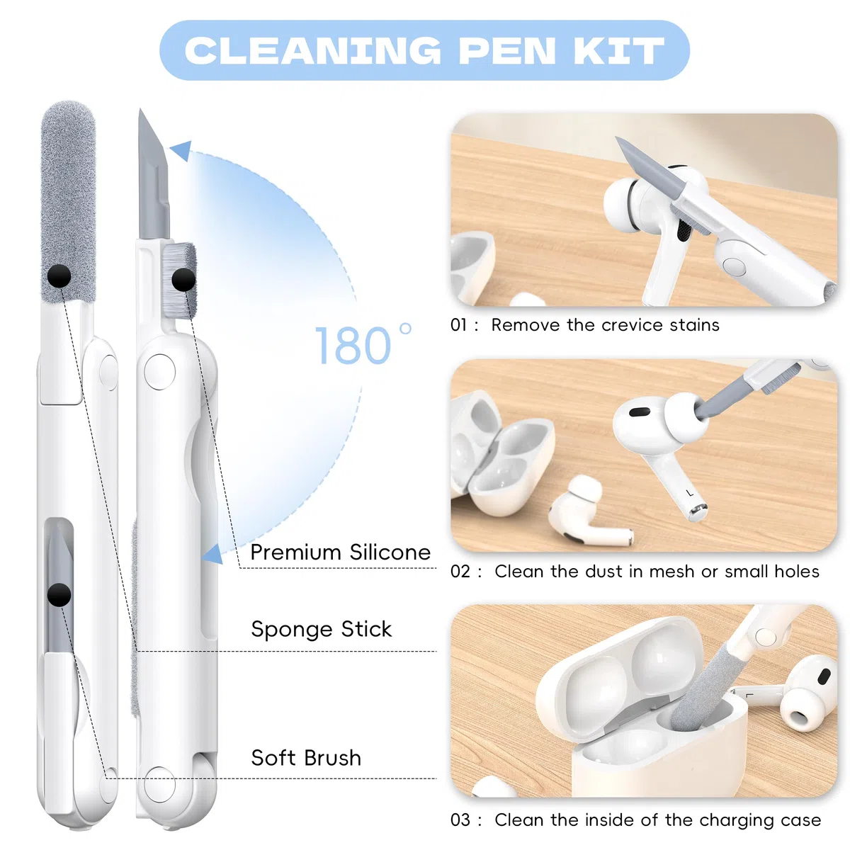 etui do Airpods Pro 2./1. generacji, kompatybilne z etui Airpods Pro, port ładowania USB C 2. generacji, przezroczyste, miękkie, przezroczyste, wstrząsoodporne, wojskowe, przezroczyste