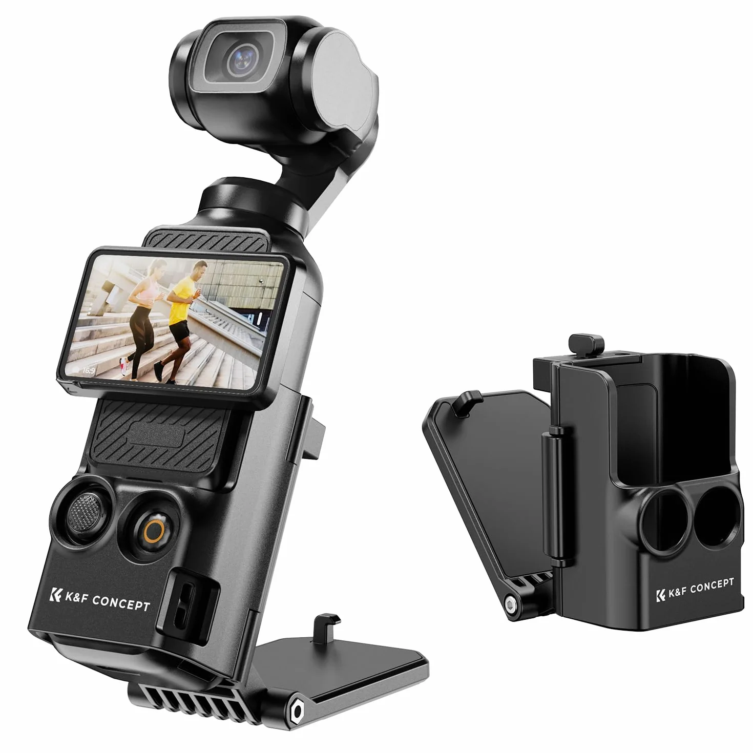 K&F Concept Uchwyt magnetyczny do Dji Osmo Pocket 3, Akcesoria Podstawa uchwytu magnetycznego Kompatybilny z dji OSMO Pocket 3 Creator Combo