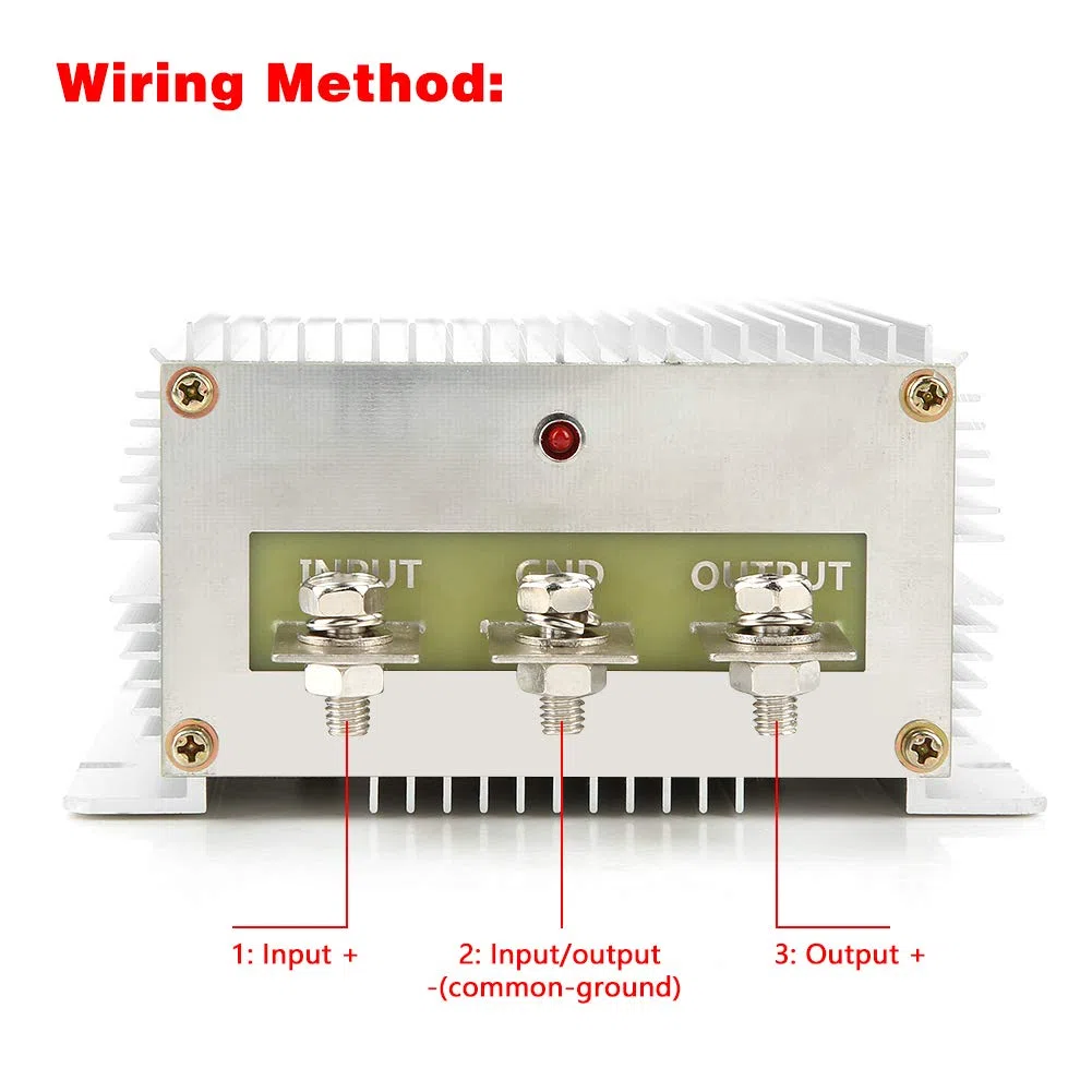 Przetwornica zasilacz 600 W, 24 V do 12 V, 50 A, nieizolowany, regulowany DC, wysokowydajny moduł regulatora redukcji napięcia