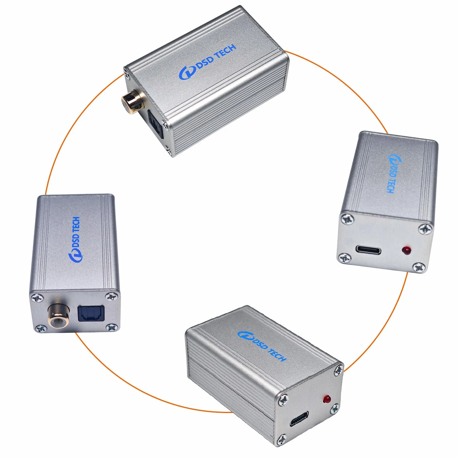 DSD TECH SH-AU01A koncentryczny optyczny adapter audio USB na TOSLINK