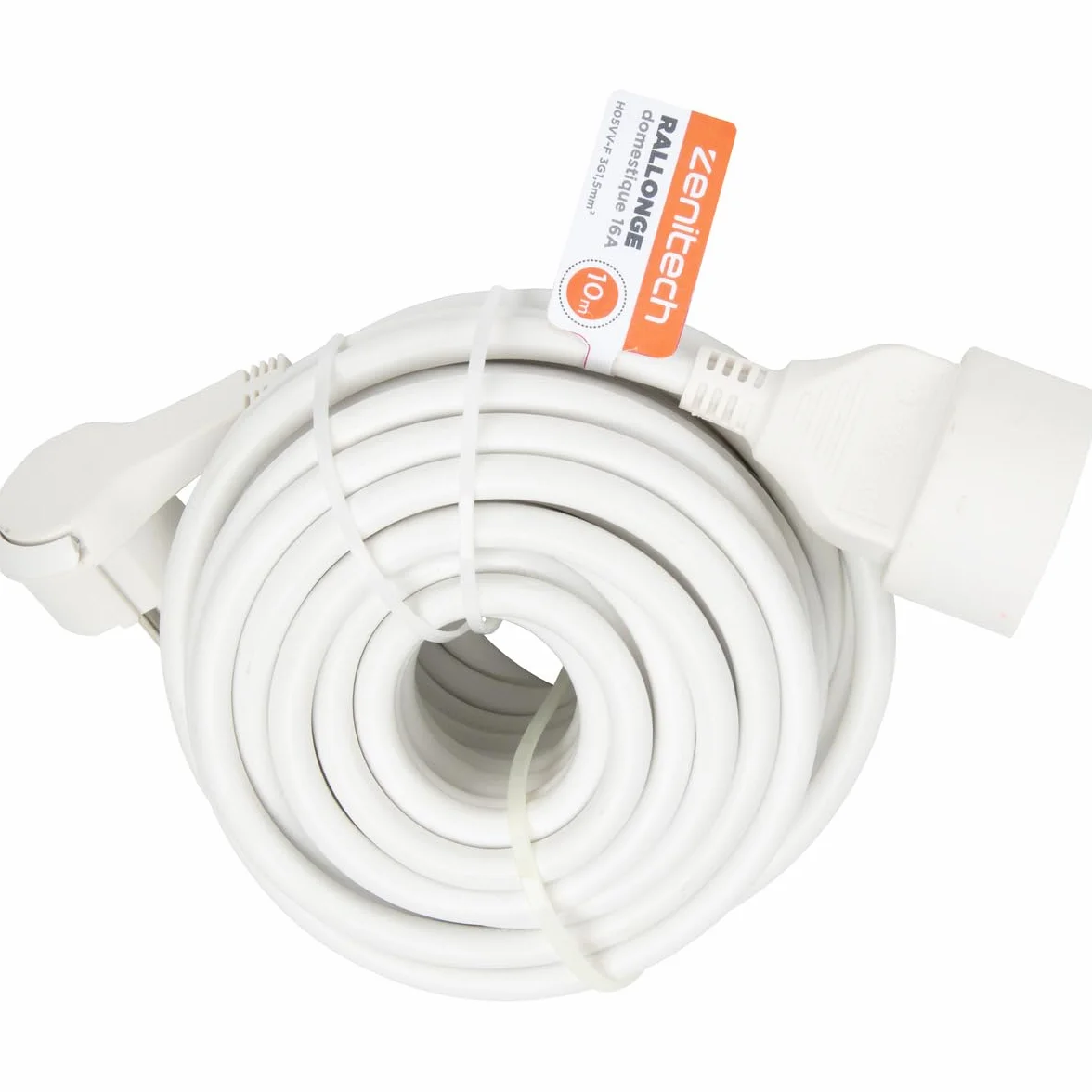 Zenitech Enexo - Przedłużacz Ho5VVF 3G 1.5 - Biały - 10M