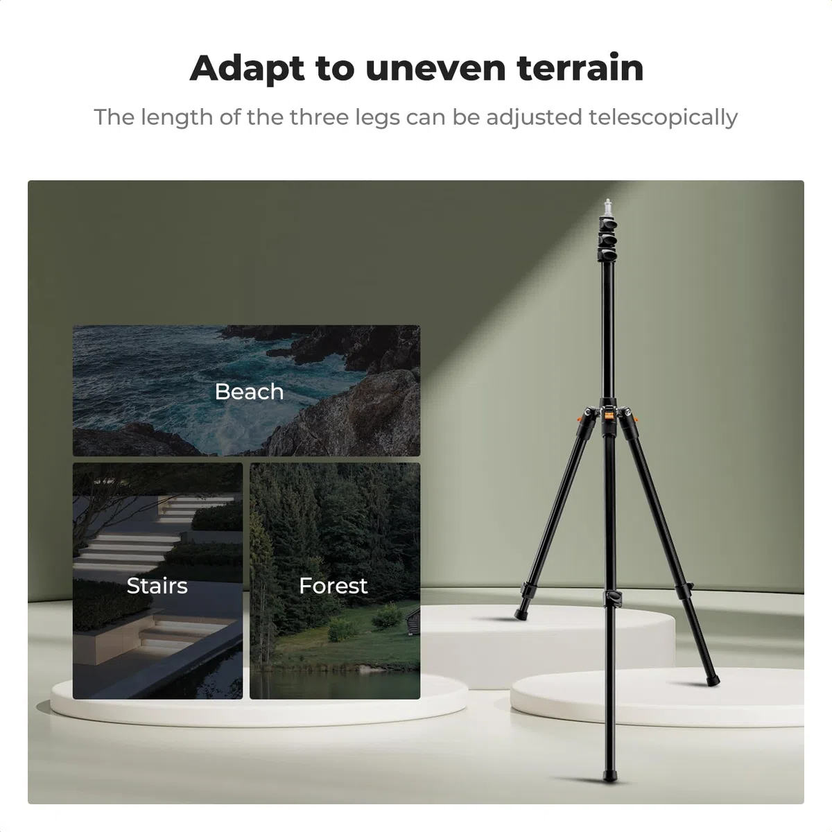 K&F CONCEPT Wysuwany stojak fotograficzny, regulowany aluminiowy statyw 2 m ze śrubą 1/10.2 cm, dwustronny przenośny statyw oświetleniowy studyjny do oświetlenia stroboskopowego / kamer internetowych