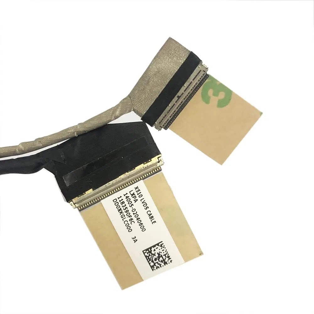 Gintai LVDS LED ekran kabla wideo do ASUS A510 F510 K510 R520 S501 S510 X510 DD0XKGLC010 DD0XKGLC020 DD0XKGLC000 DD0XKGLC010 DD0XKGLC010 DD0XKGLC010 KGLC000. 1 14005-02040600 14005-02040700