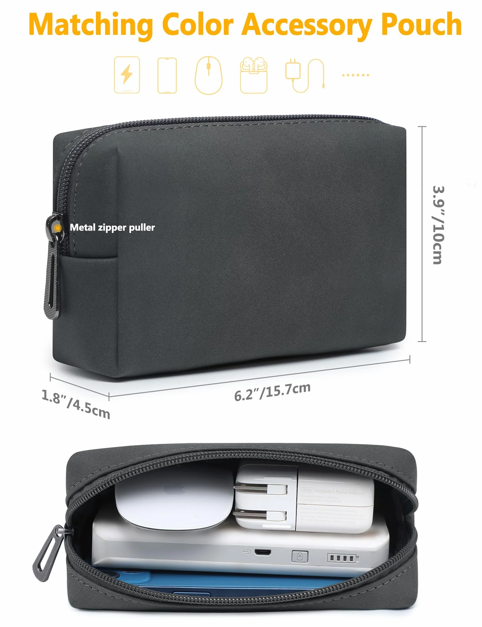 HYZUO 13,3-14 Cali Etui Pokrowiec na Laptop z Funkcją Stelaża do MacBook Pro 14 M5/M4/M3/M2/M1 A3426 A3427 2026-2021, MacBook Pro/Air 13,3, 13,5/13,8 Surface Laptop, HP Spectre X360 13,Szary Kosmiczny